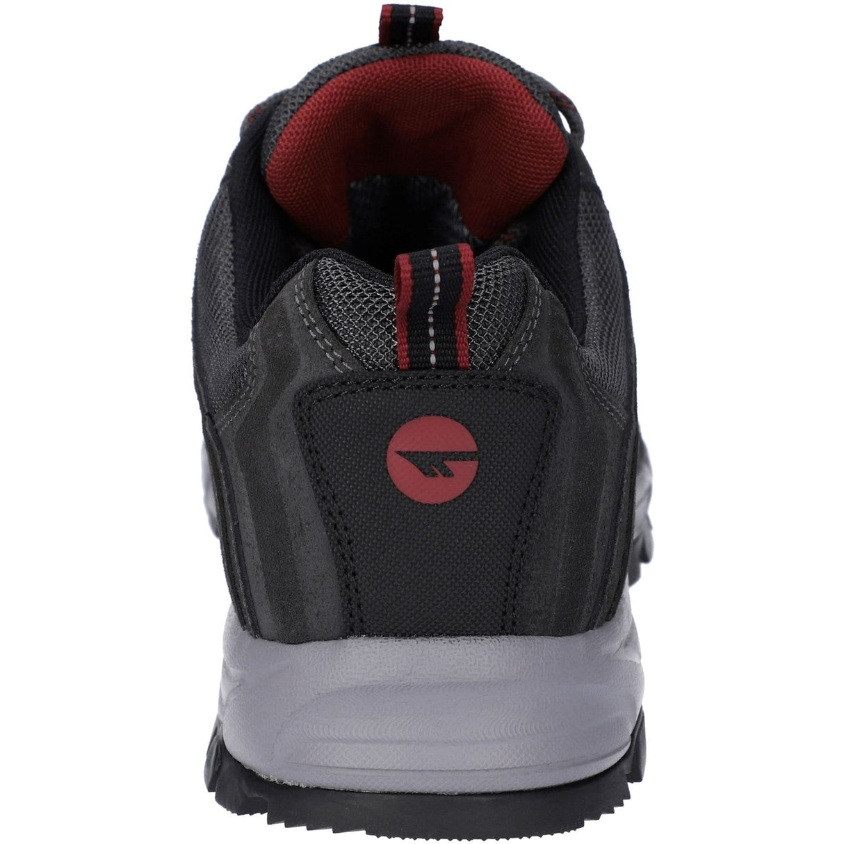 Hi-Tec Mens Auckland Lite Shoes Graphite Grey/Dark Red