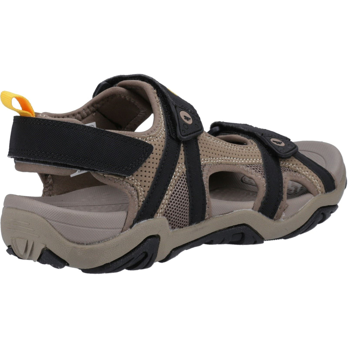 Hi-Tec Mens Crater Sandal Dark Taupe/Light Taupe