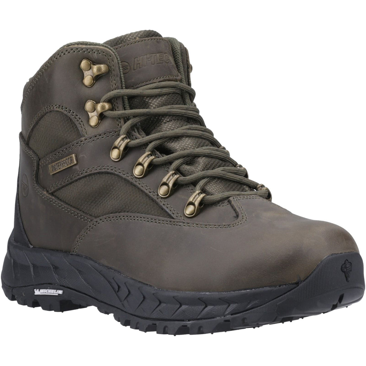 Hi-Tec Mens Euro Trail Boots Khaki
