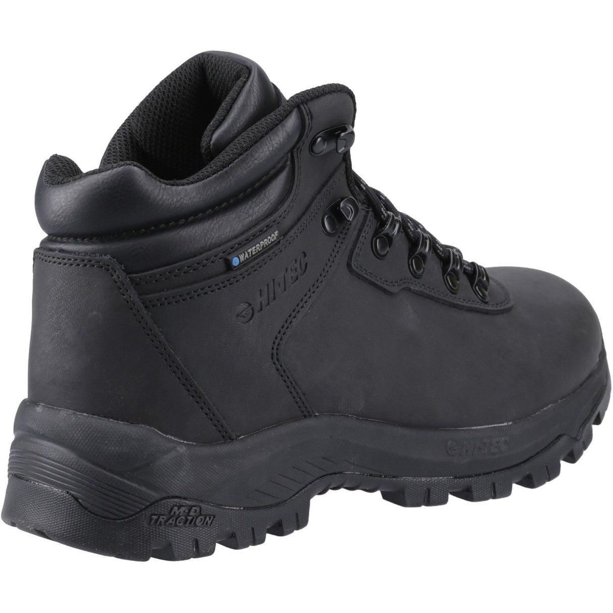 Hi-Tec Mens Eurotrek Lite Waterproof Walking Boots Black