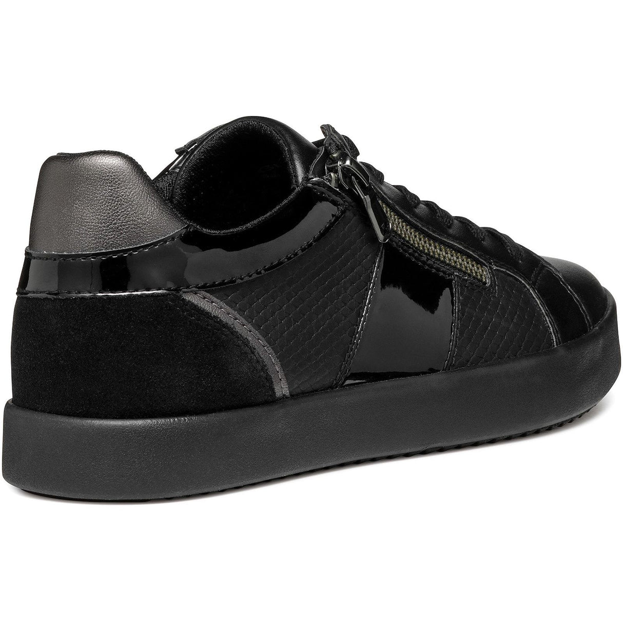 Geox Womens D BLOMIEE E SNEAKERS Black