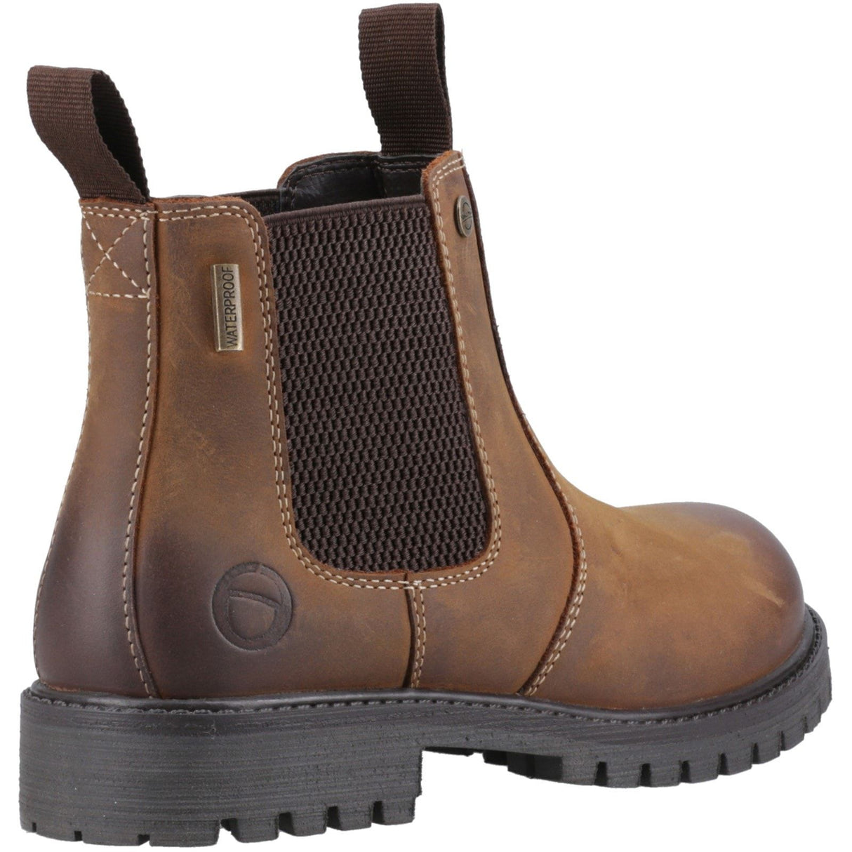 Cotswold Junior Kids Aston Pull On Dealer Boot Tan