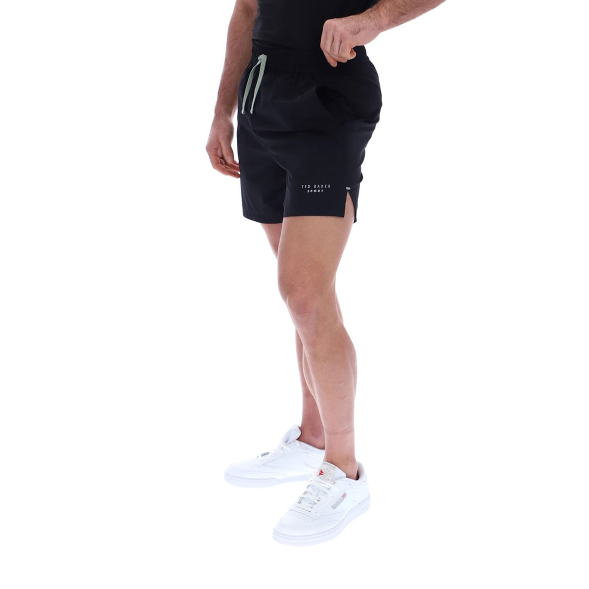 Ted Baker Sport Mens RICHARD Lightweight Running Shorts Black
