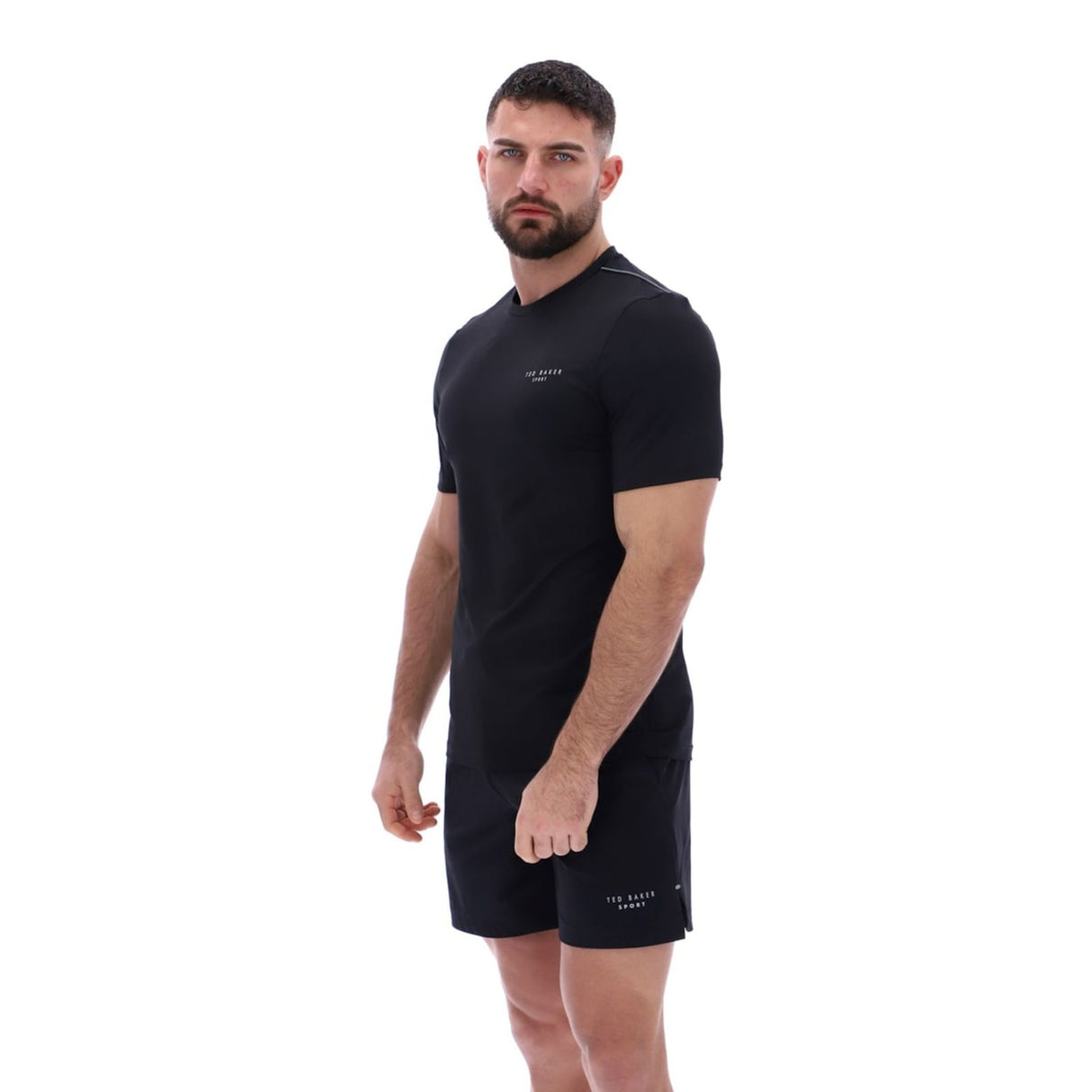Ted Baker Sport Mens SAM Aeroflow Running T-Shirt Black