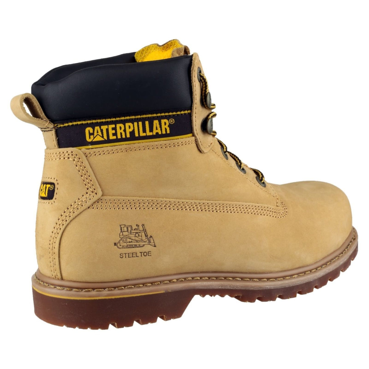 Caterpillar Mens Holton Safety Boot Honey