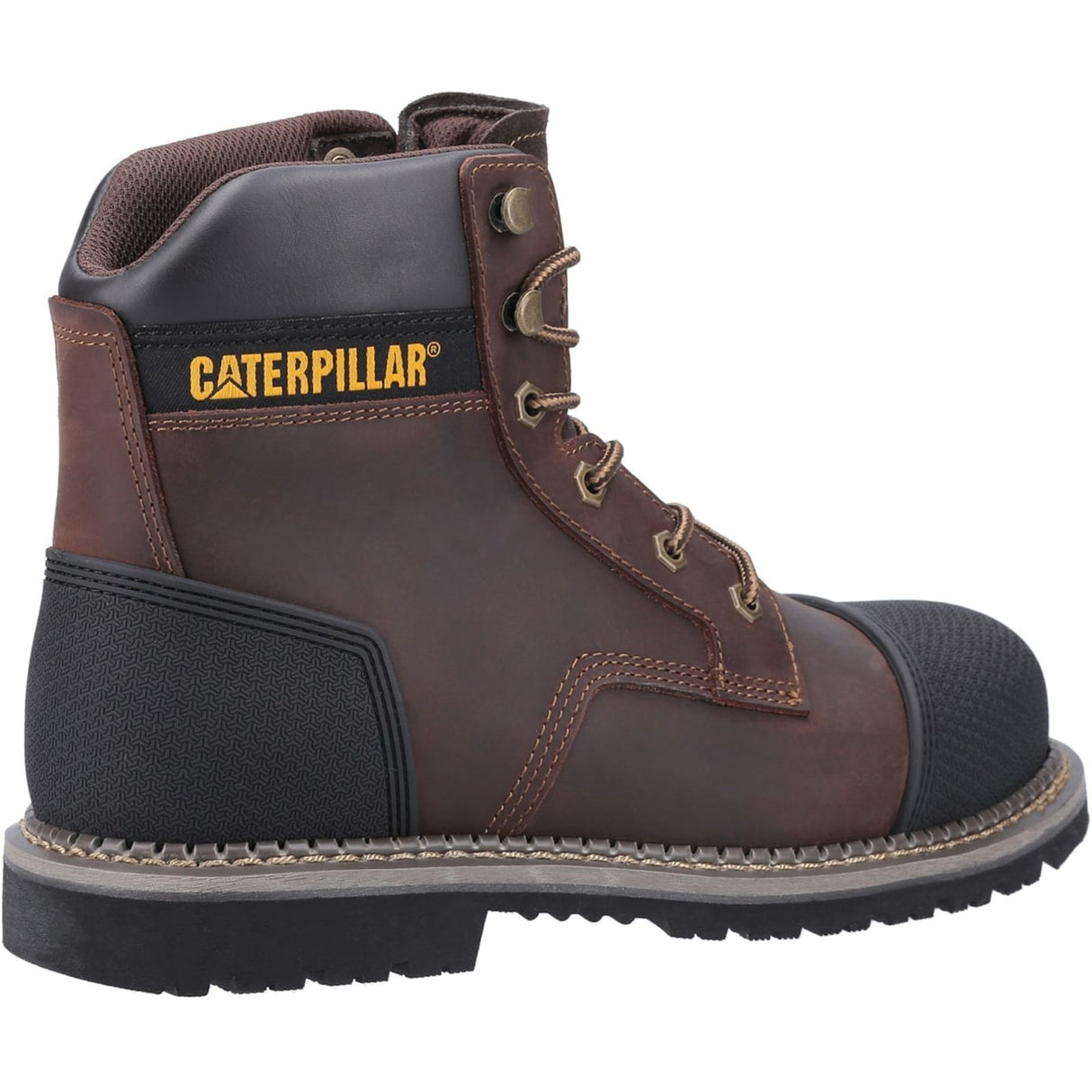 Caterpillar Mens Powerplant S3 Safety Boot Brown