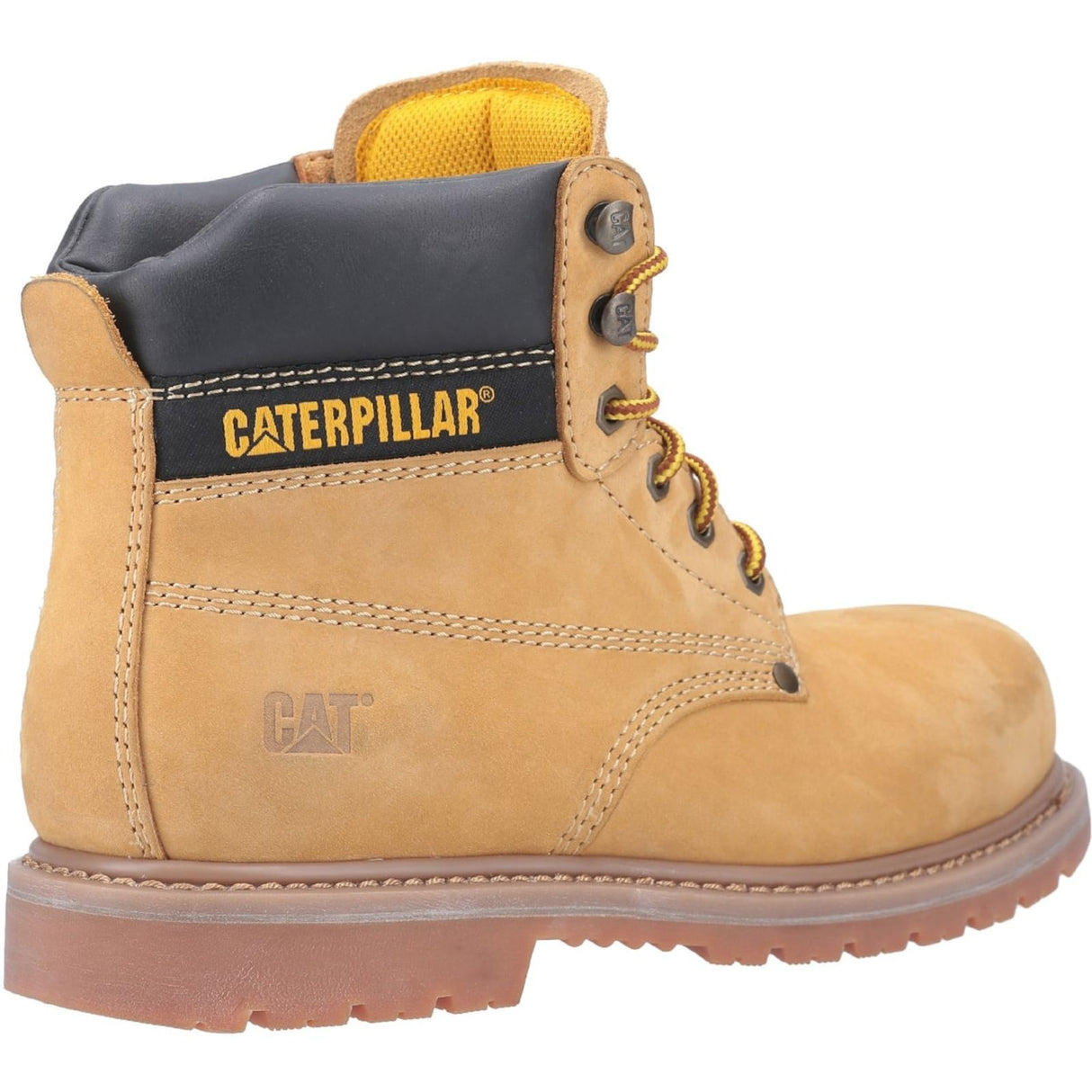 Caterpillar Mens Powerplant GYW Safety Boot Honey