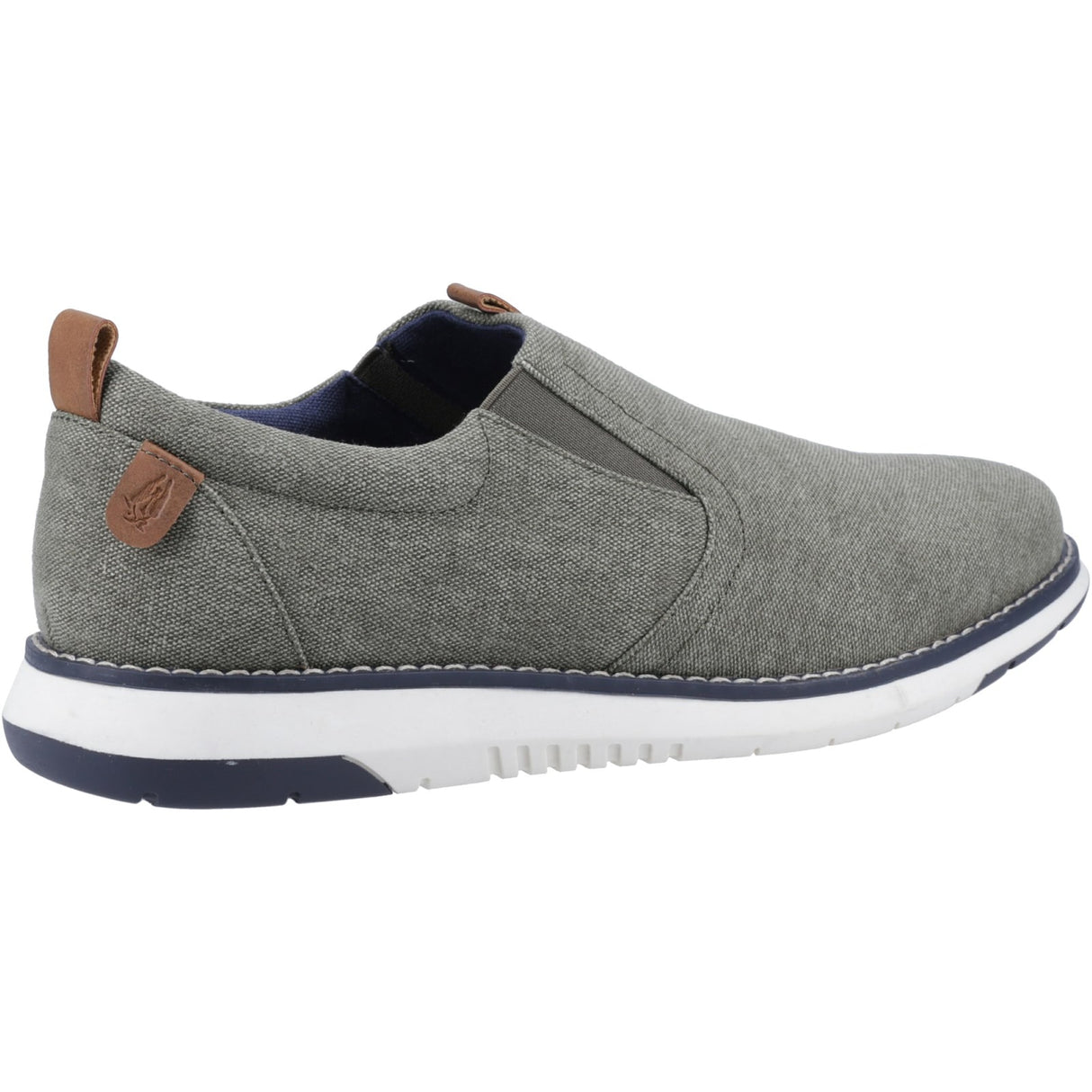Hush Puppies Mens Benny Slip On Shoe Khaki
