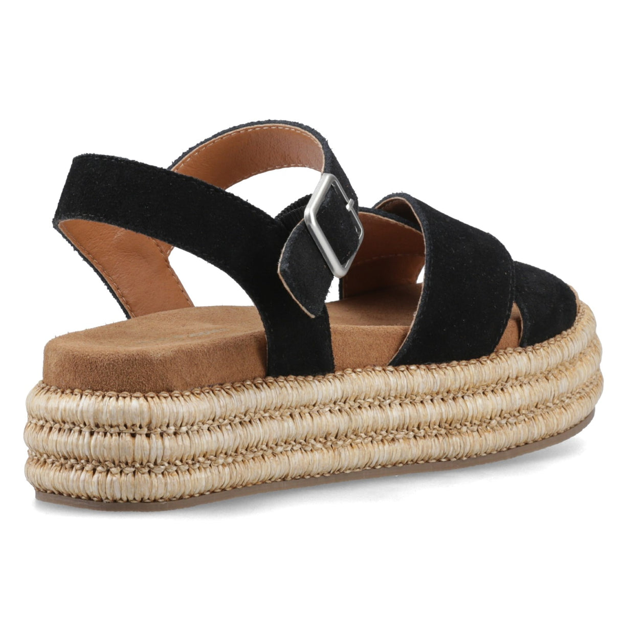 Hush Puppies Womens Rosa Rafia Sandal Black