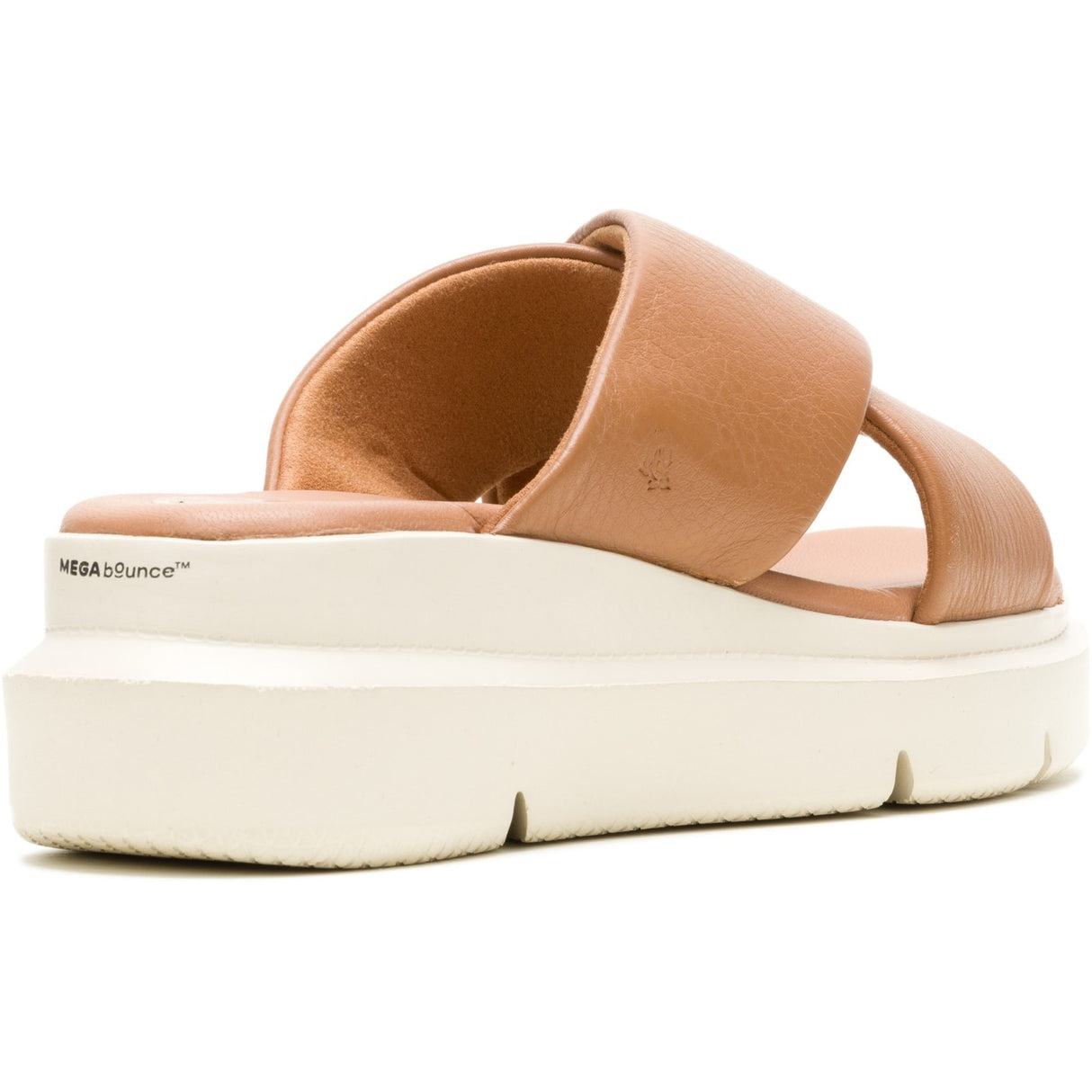 Hush Puppies Womens Uplift Crossover Slide Tan