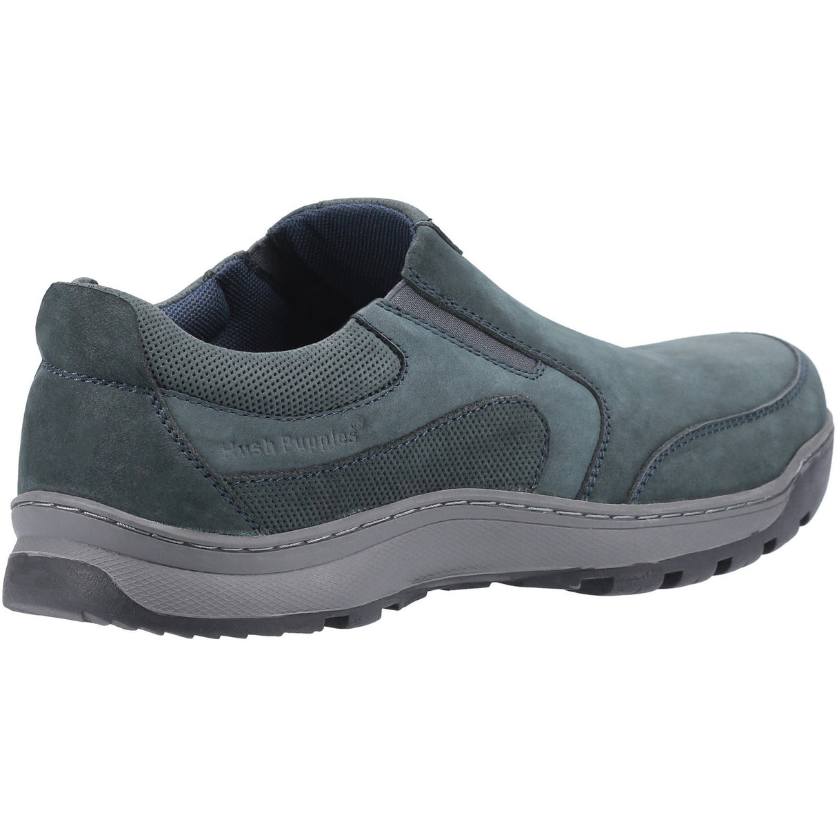 Hush Puppies Mens Jasper Trainer Navy Nubuck