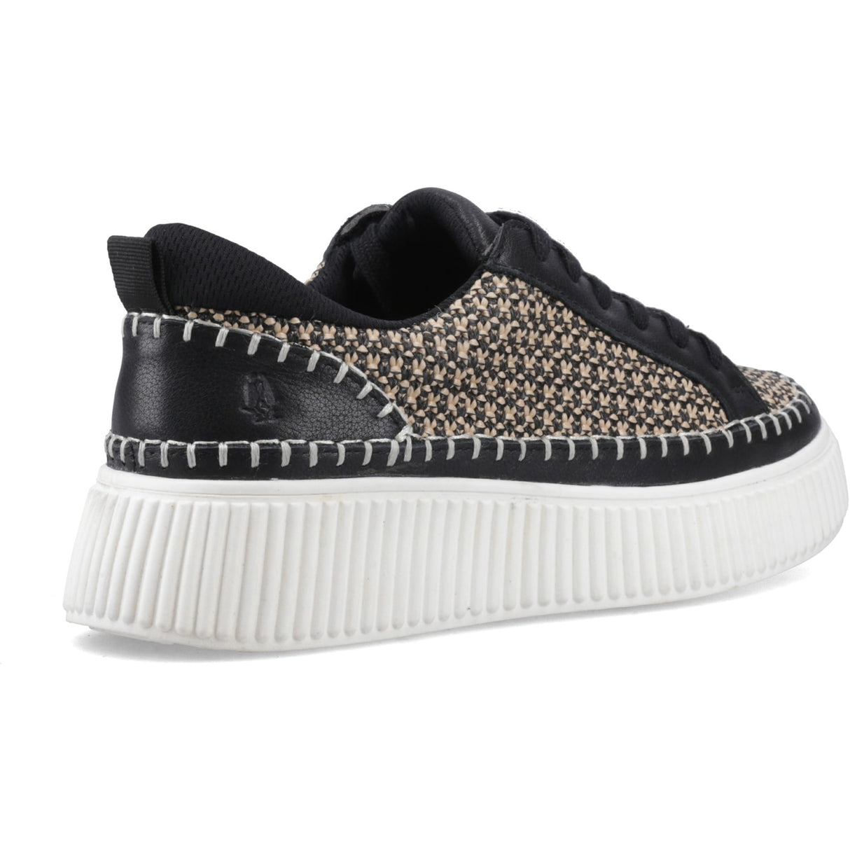 Hush Puppies Womens Haisley Woven Trainer Black