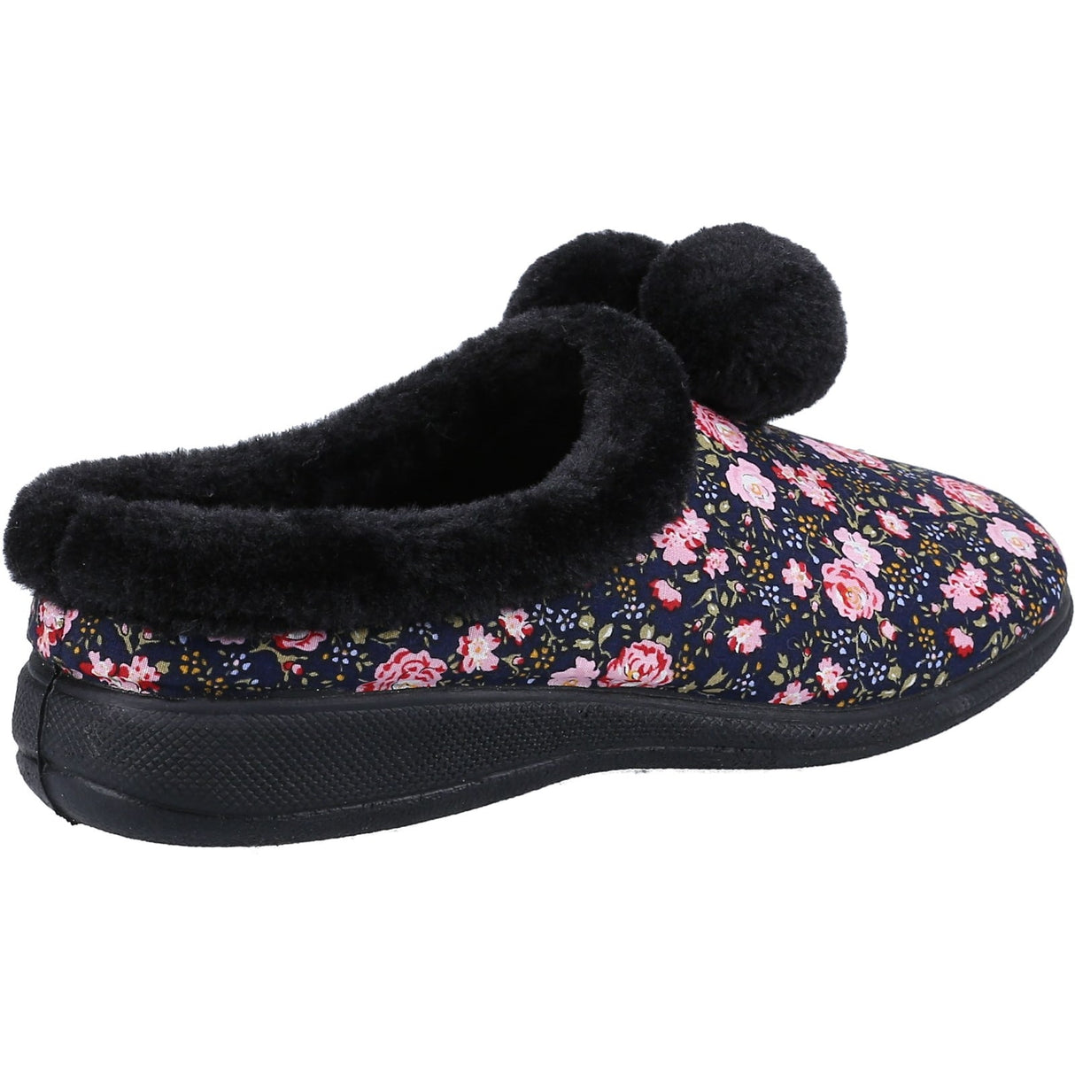 Fleet & Foster Womens Buzzard Mule Slipper Navy