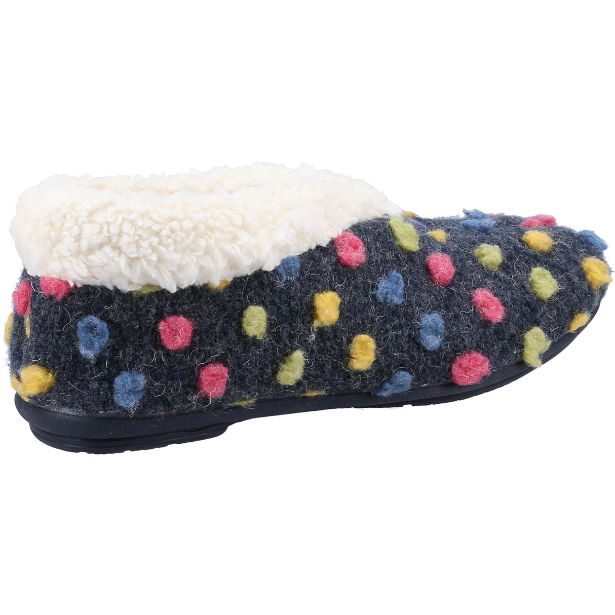 Fleet & Foster Womens Snowberry Ladies Slipper Navy