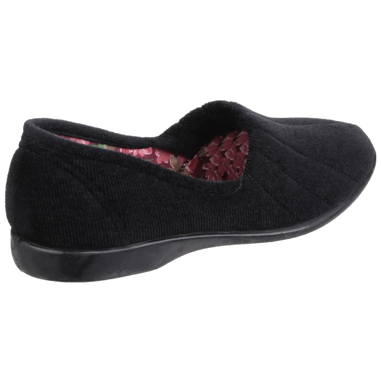 GBS Womens Audrey Ladies Slipper Black