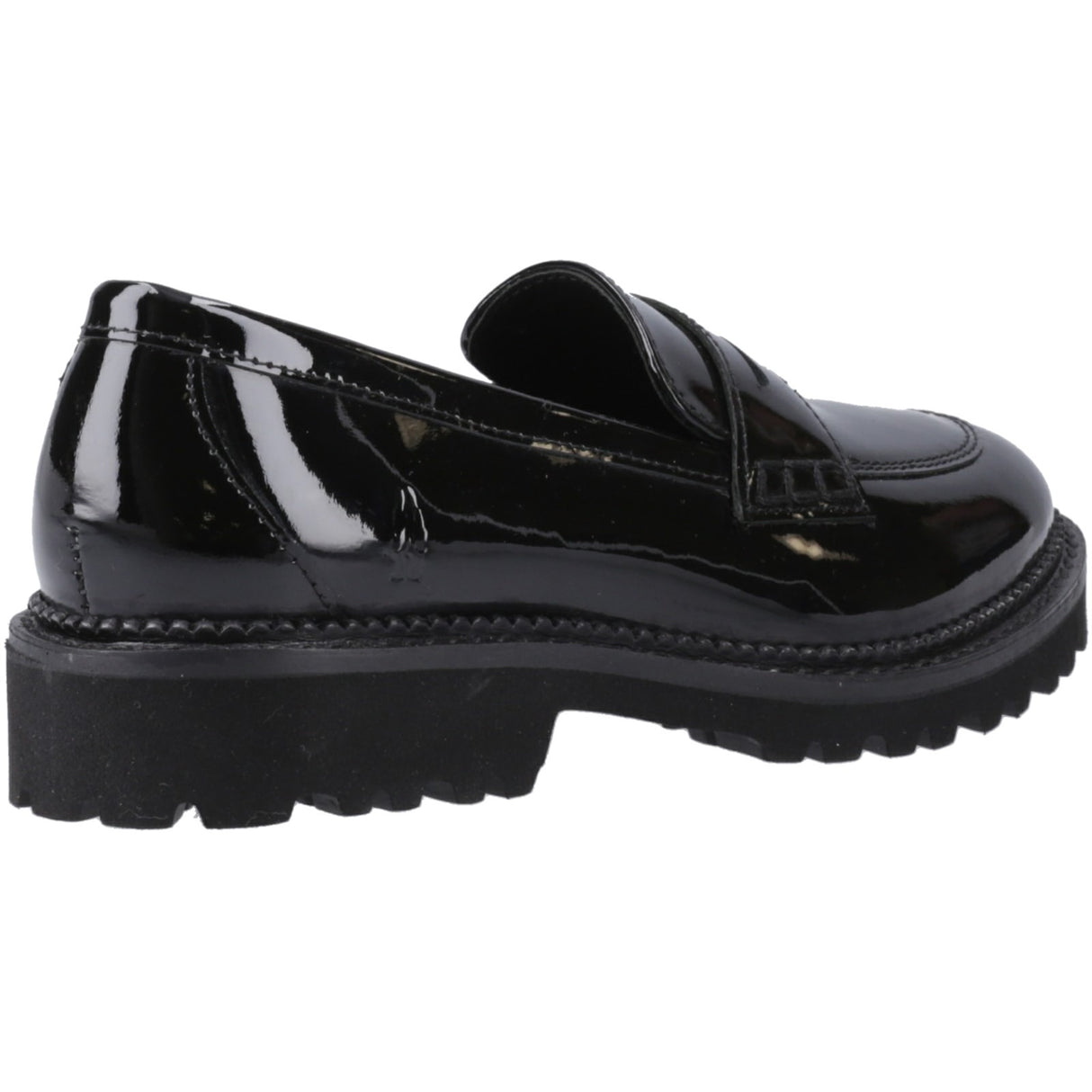 Hush Puppies Womens Grazia Loafer Patent Snr Black