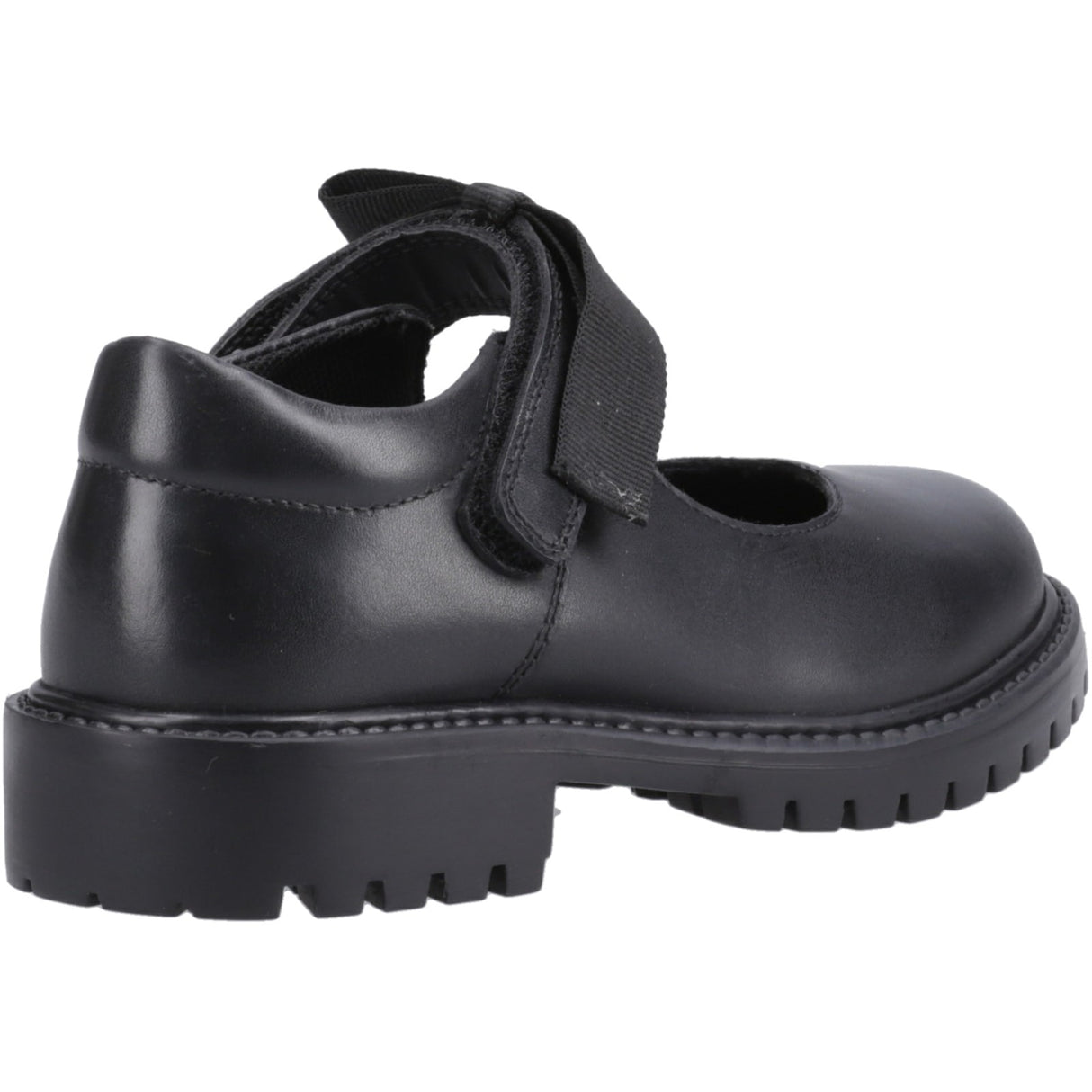 Hush Puppies Junior Girls Astrid Bow Jnr Black