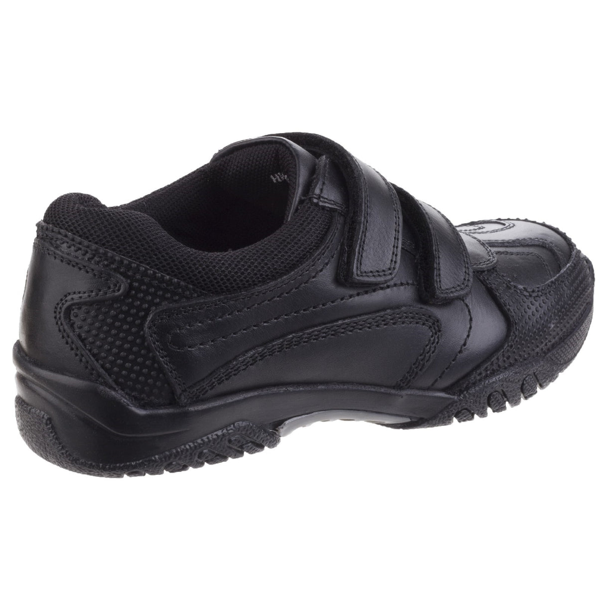 Hush Puppies Mens Jezza Senior School Shoe Black