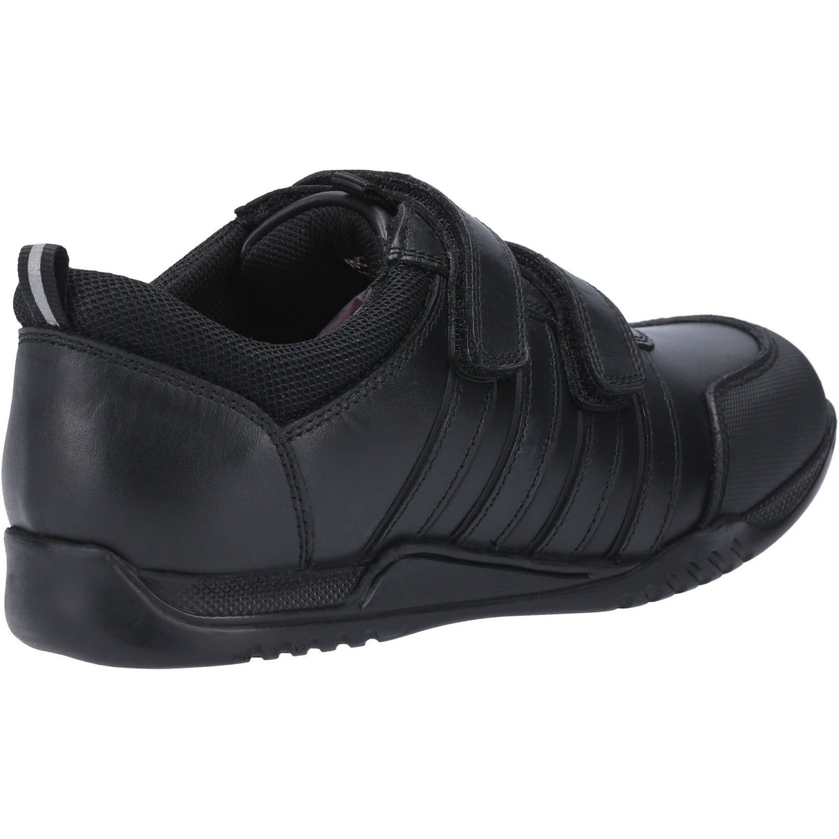 Hush Puppies Junior Boys Josh Junior School Shoe Black