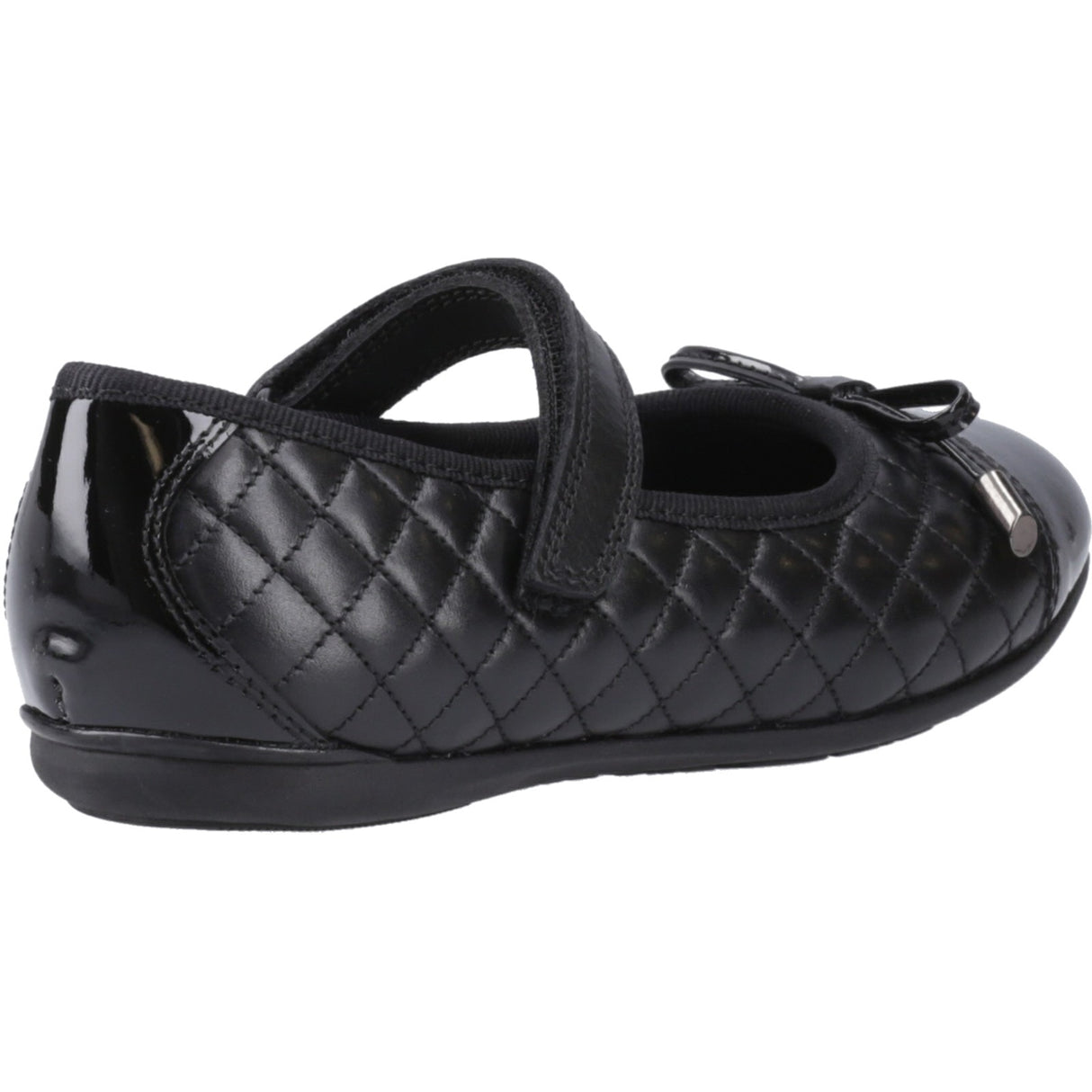 Hush Puppies Girls Lottie Quilt Ballerina Snr Black