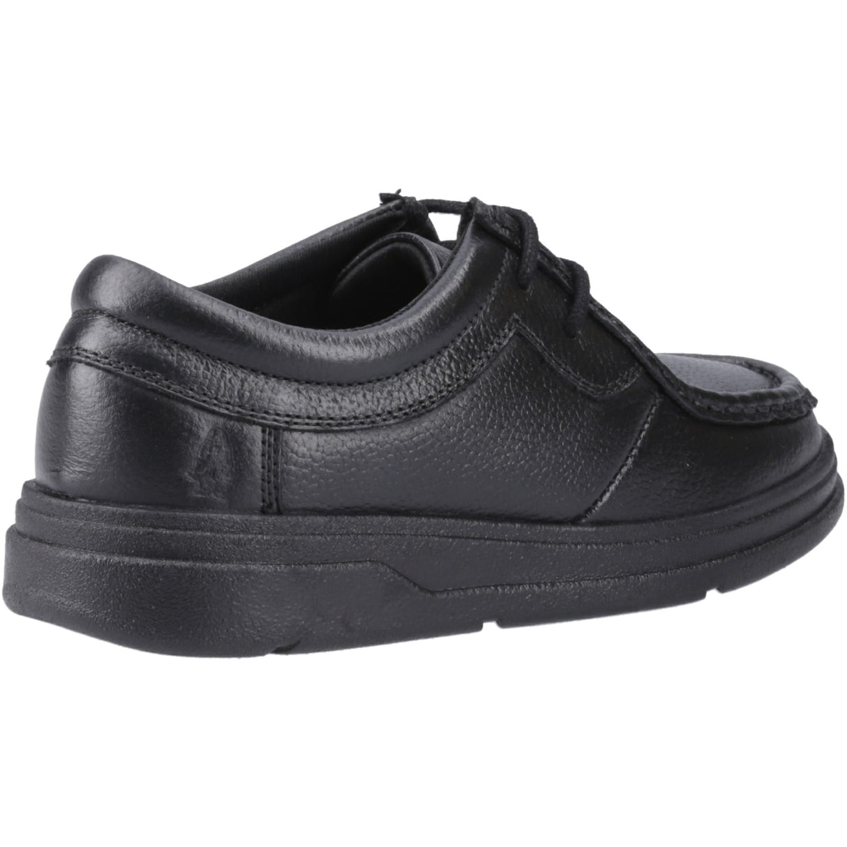 Hush Puppies Junior Boys Ronan Mocc Toe Jnr Black