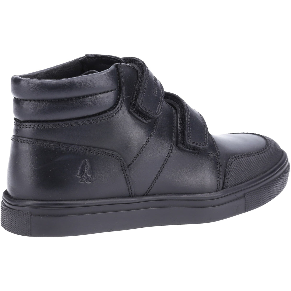 Hush Puppies Junior Boys Seth Junior School Shoe Black