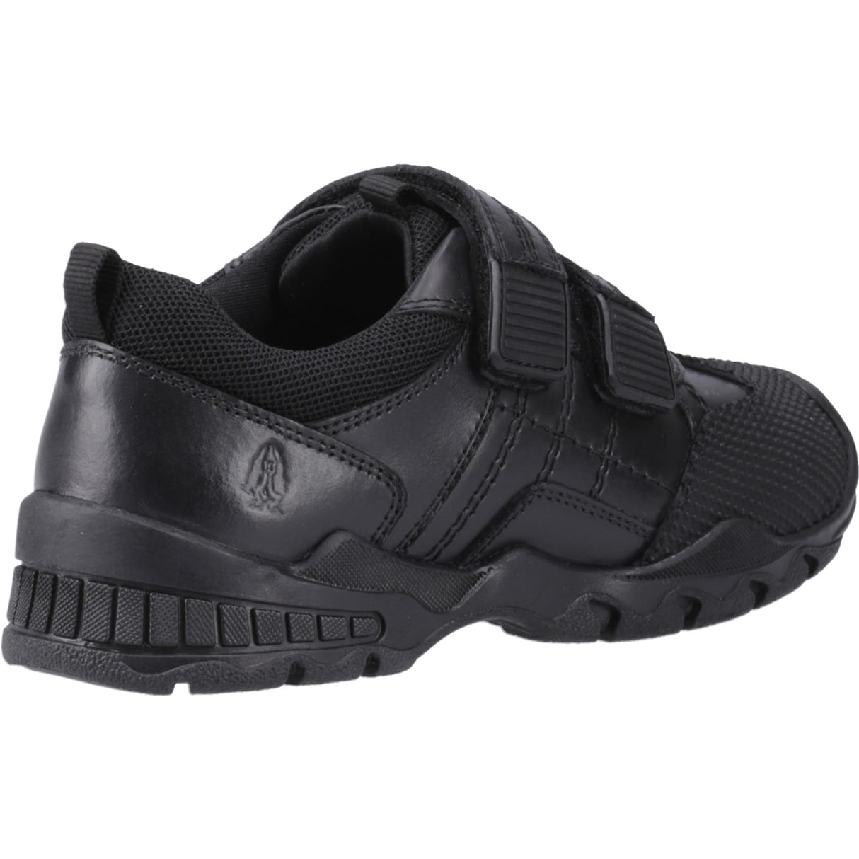 Hush Puppies Mens Tristen Touch Fastening Snr Black