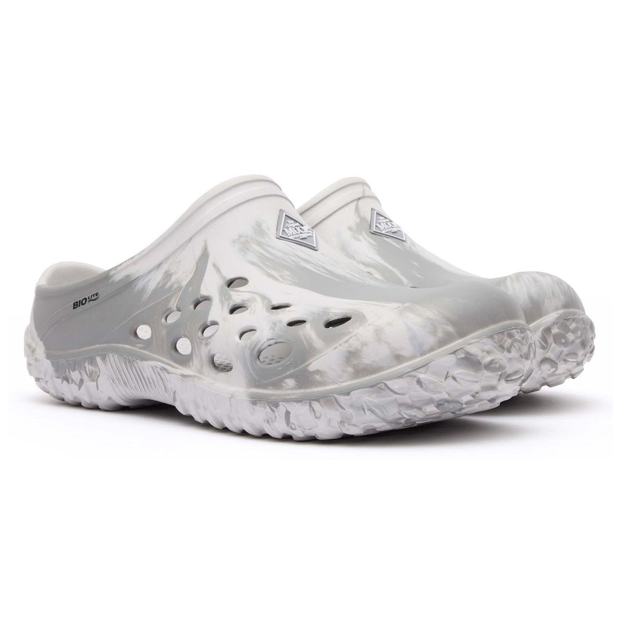 Muck Boots Womens Muckster Lite Clog Grey Swirl