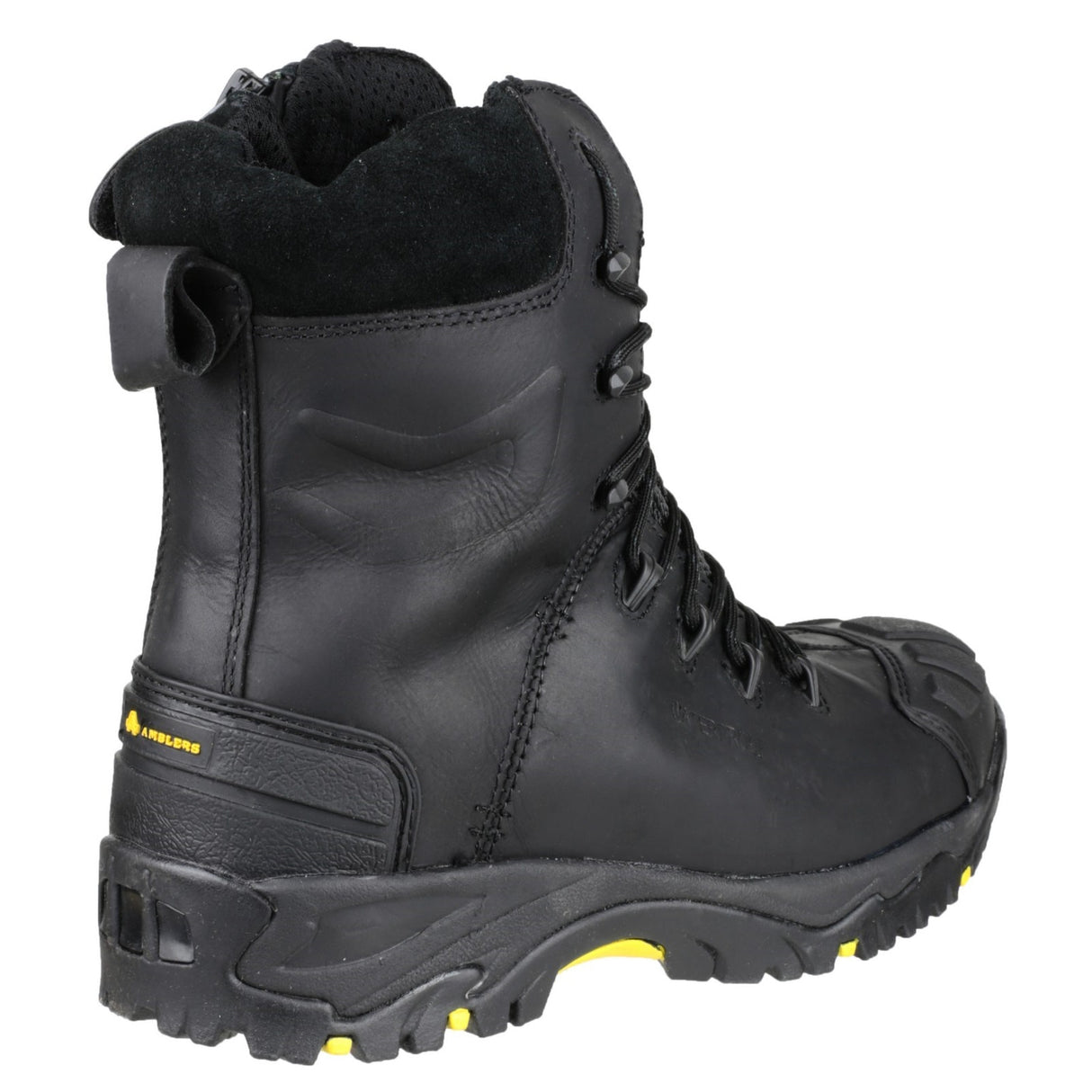 Amblers Safety Unisex FS999 Hi Leg Composite Safety Boot With Side Zip Black