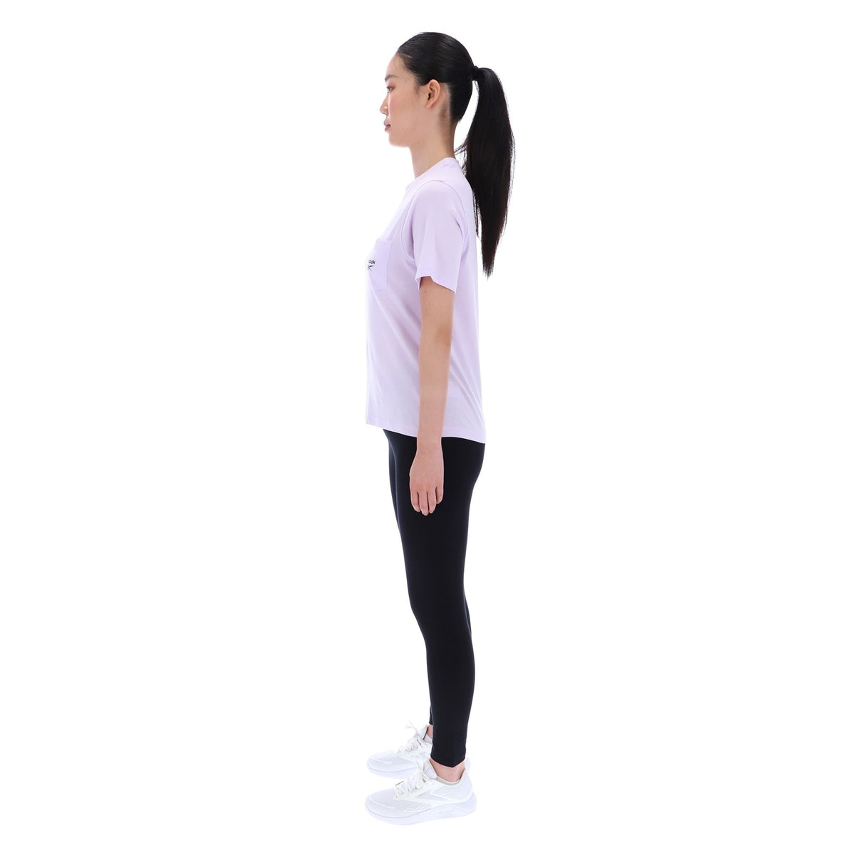 Reebok Womens BRIE SMALL LOGO LEGGING BLACK