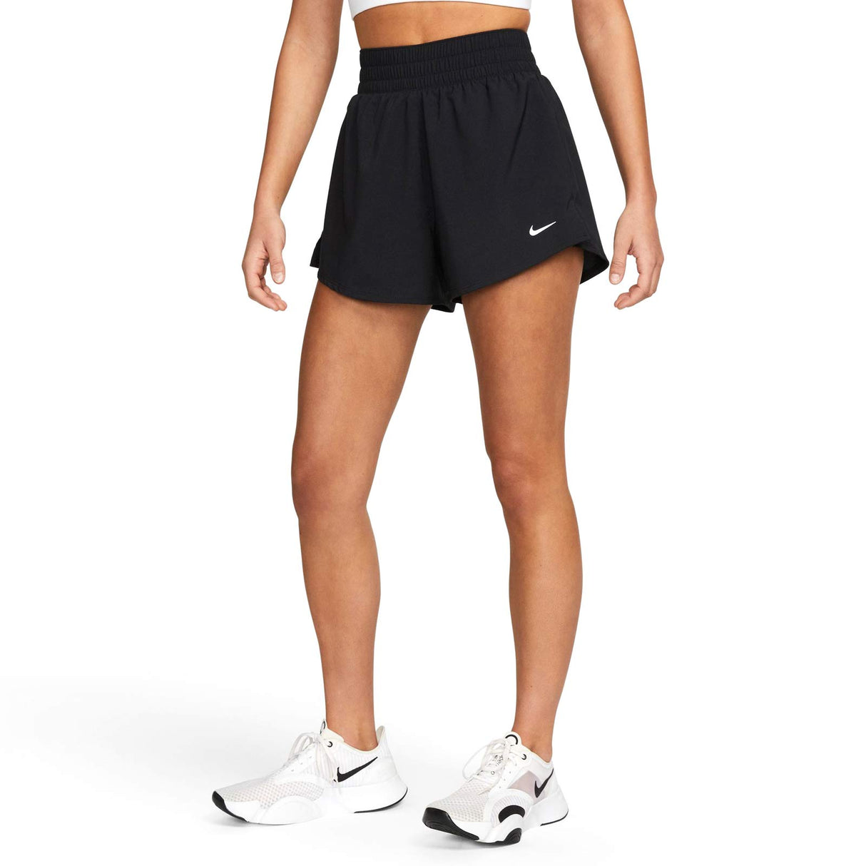 Nike One Womens Dri-FIT High-Waisted 3 2-in-1 Shorts