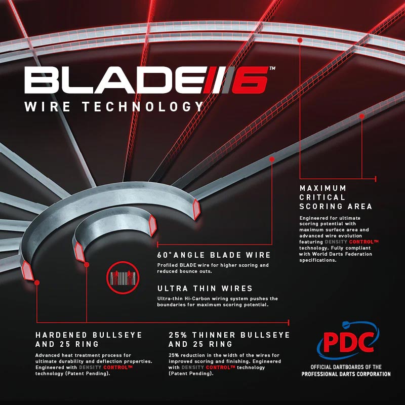 Winmau Blade 6 Triple Core Dartboard