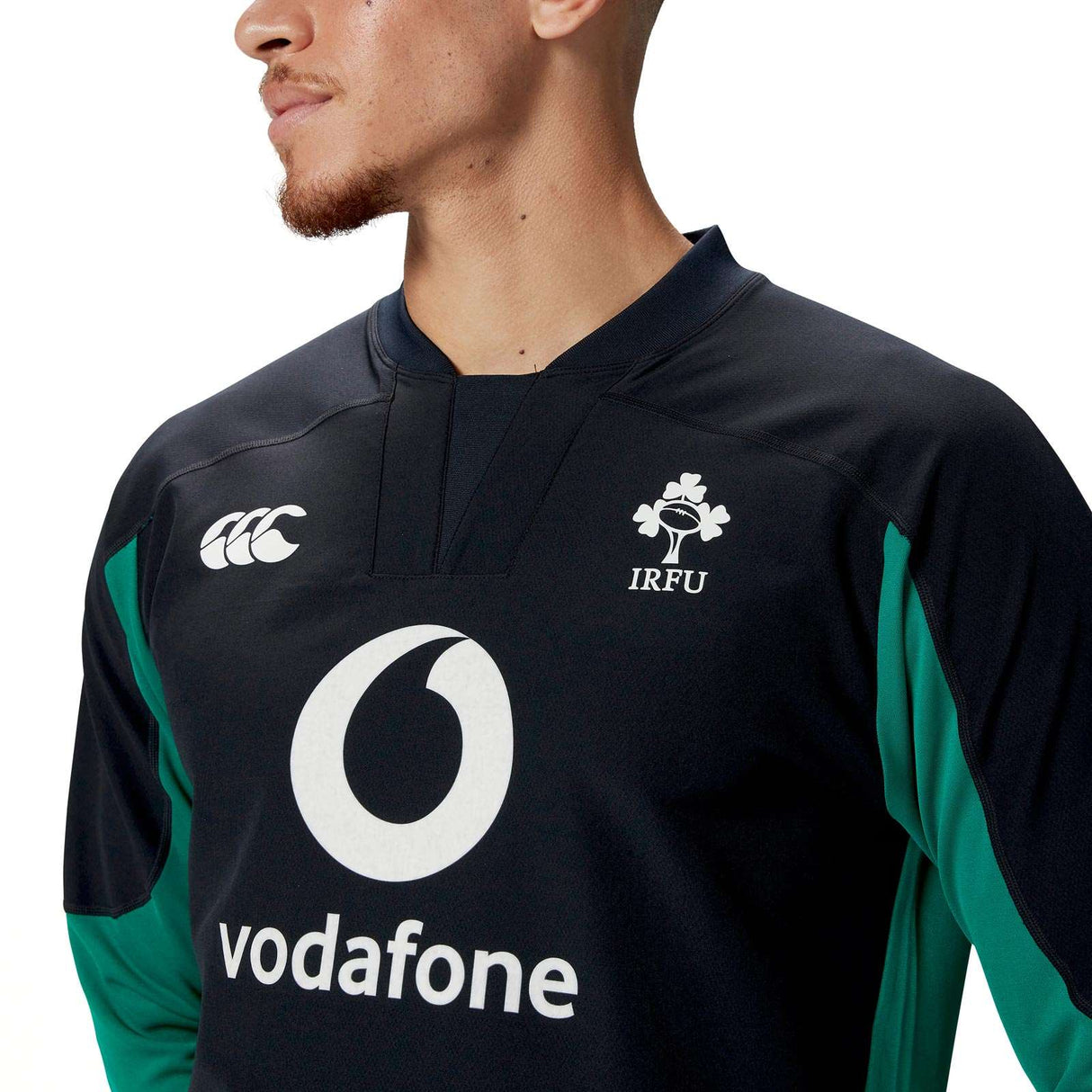 Canterbury IRFU 2024/25 Long Sleeved Tech Drill Rugby Training Top