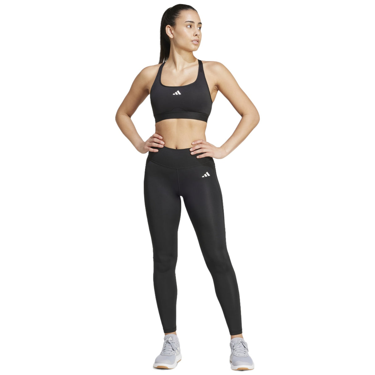 adidas Optime Essentials 1/1 Womens Full Length Leggings