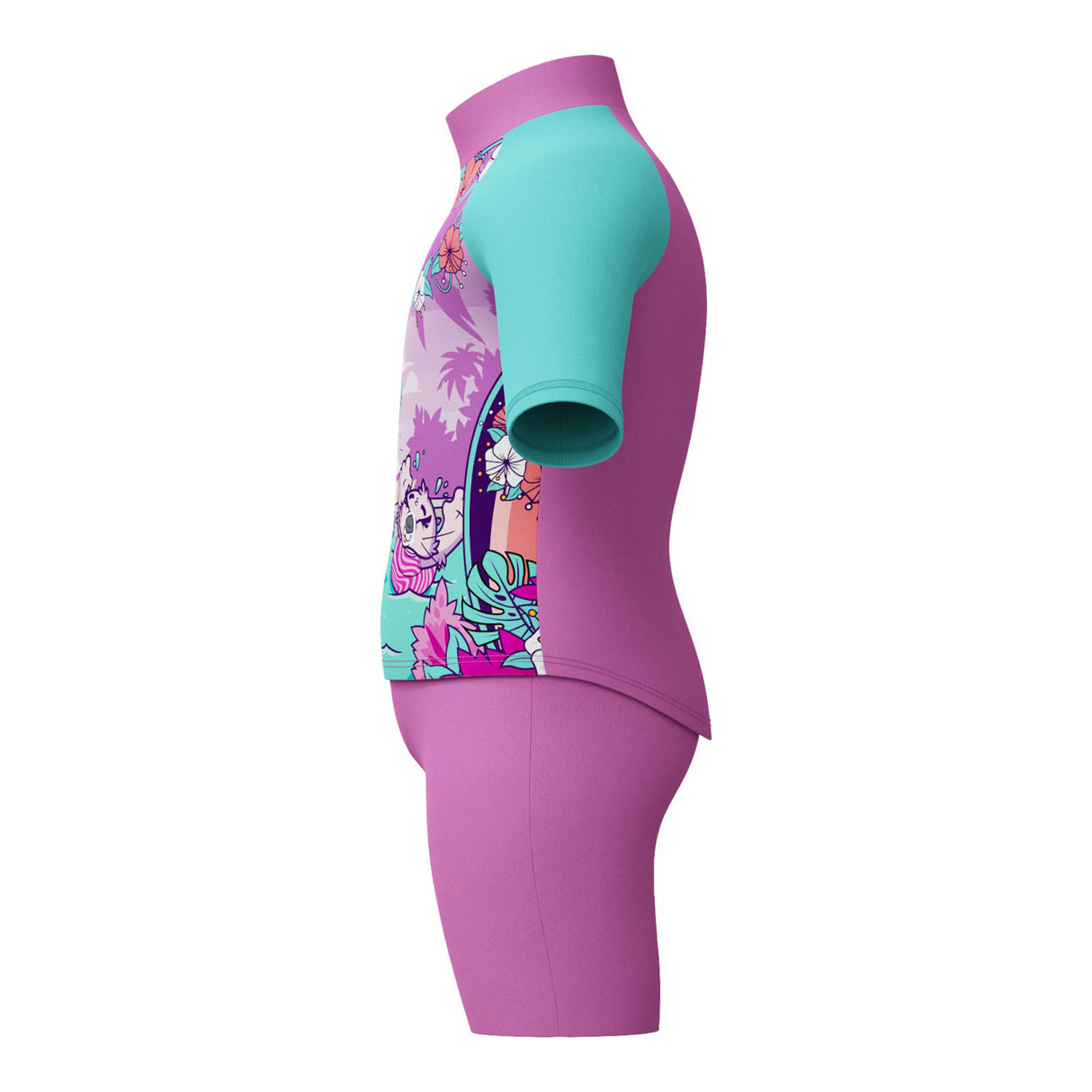 Speedo Learn to Swim Sun Protection Infant Girls Top & Short Set