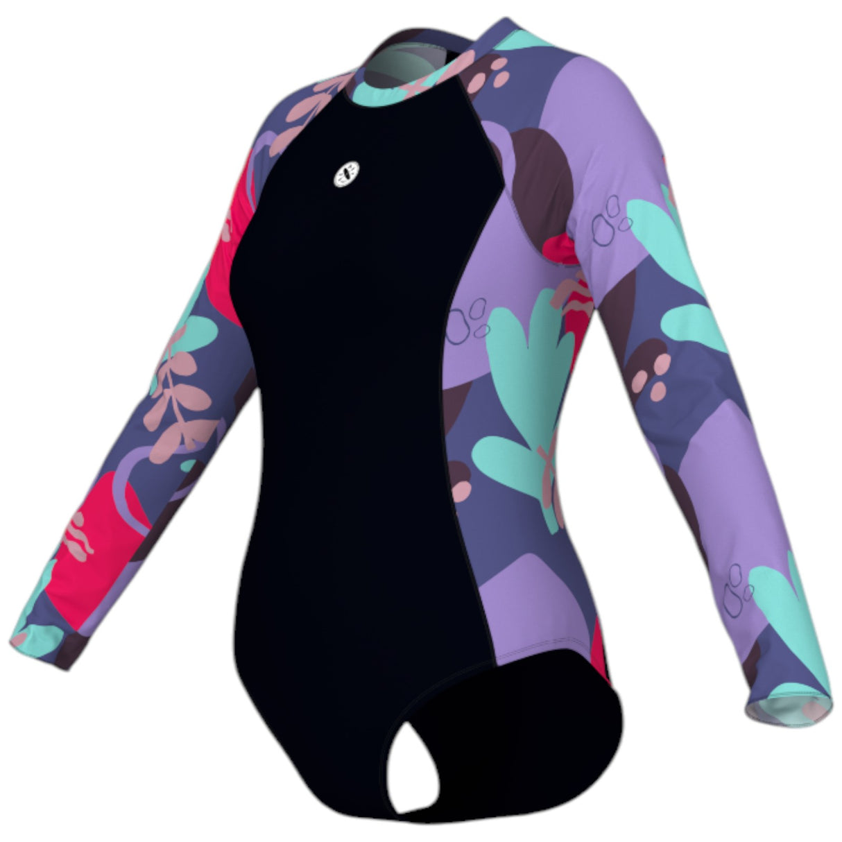 Firefly Lunalia Naive Flower Womens Long-Sleeved Swimsuit