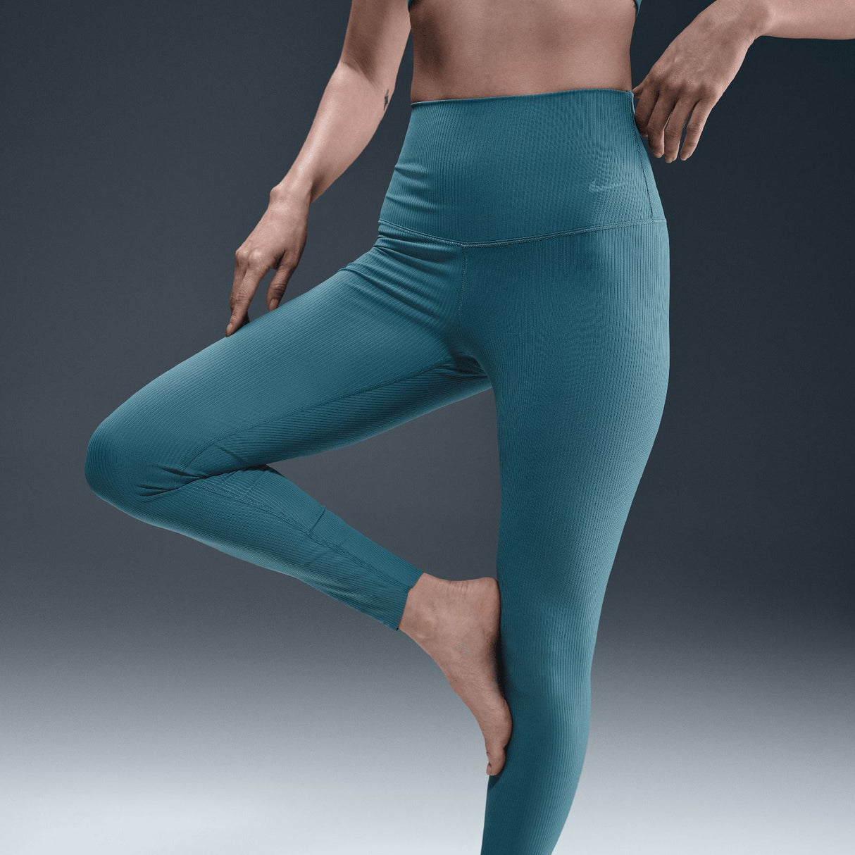 Nike DF Zenvy HR Womens Tight Blue