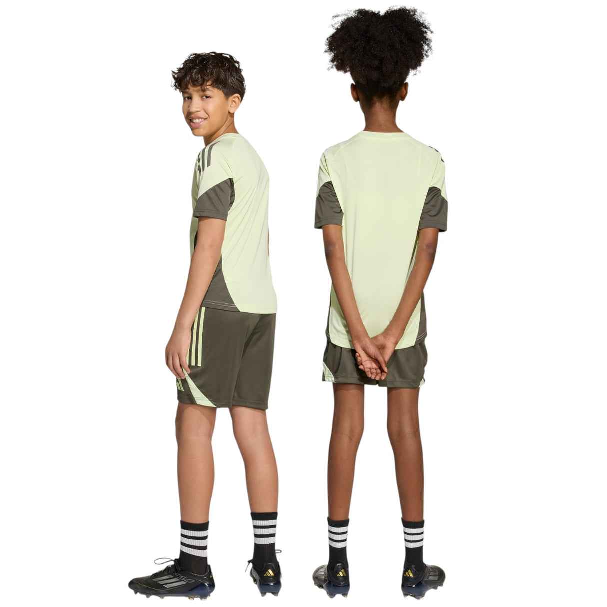 adidas Real Madrid Football 2025/26 Kids Training Short Models Back Side View