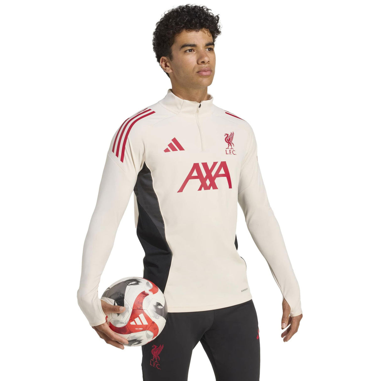 adidas Liverpool Football Tiro 2025/26 Adults Half-Zip Training Top