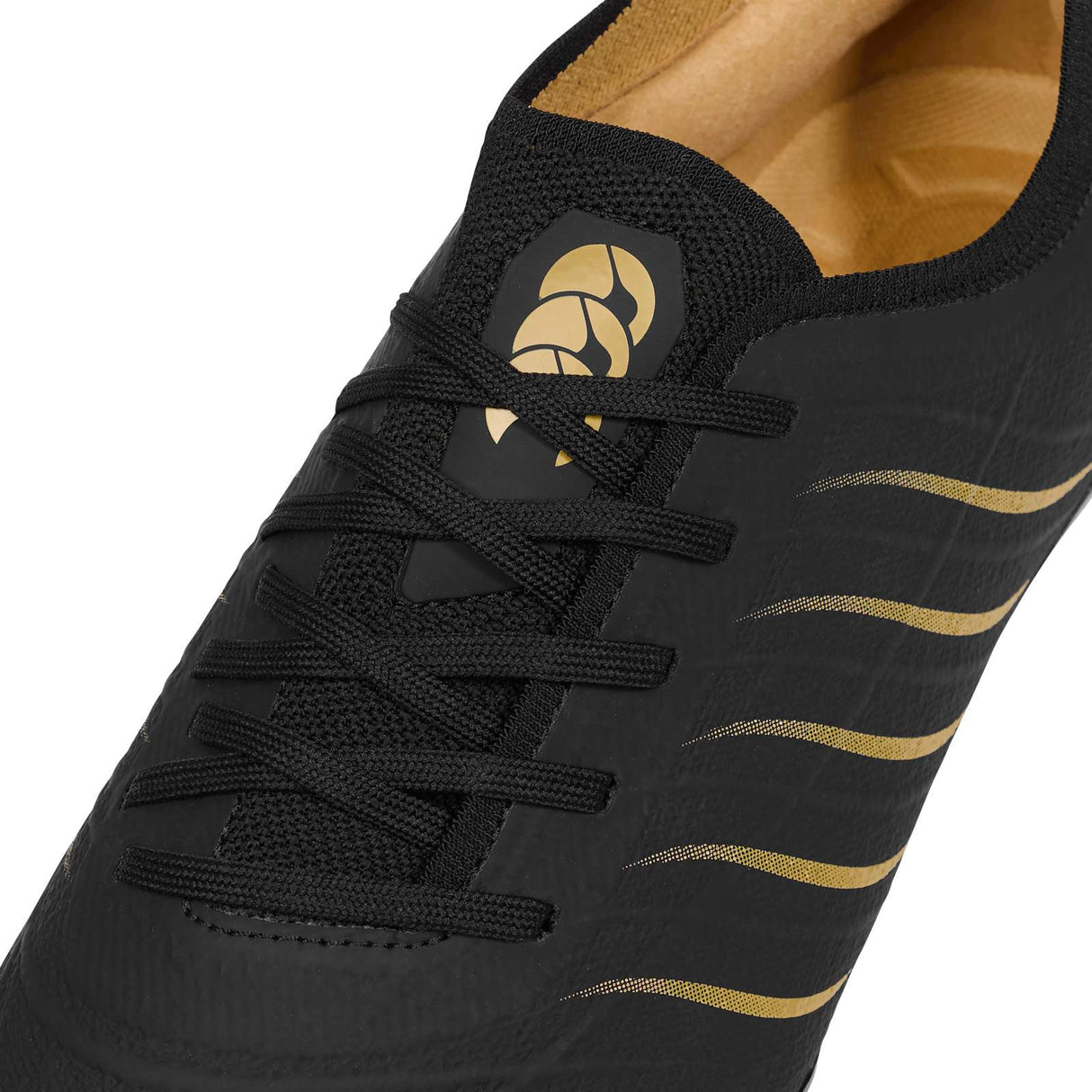 Canterbury Phoenix 2.0 Elite Adults Soft Ground Rugby Boots Close-Up Upper View