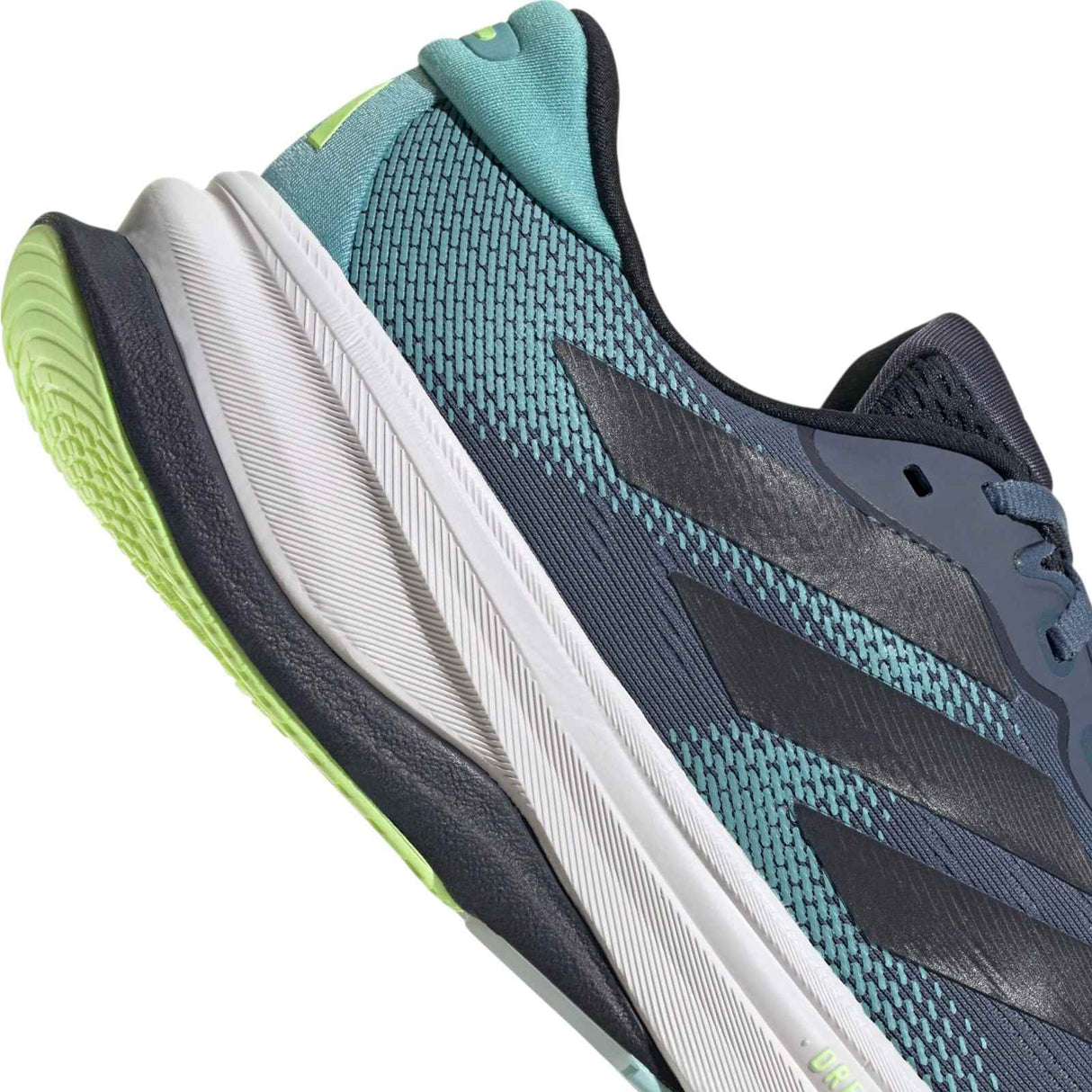 adidas Supernova Solution 2.0 Mens Cushioned Running Shoes Close-Up Back View