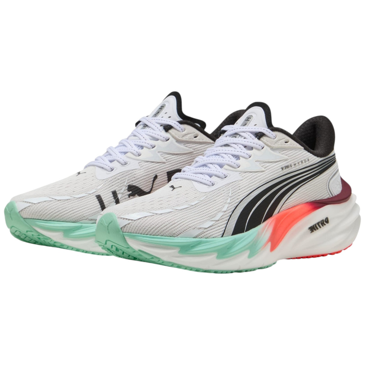 Puma Velocity Nitro 4 Hyrox Womens Regular-Fit Running Shoes Pair View