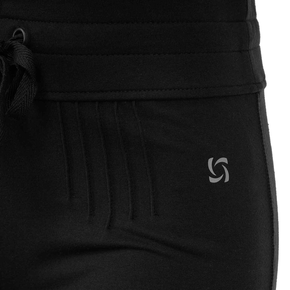 BodyLogic Classic Full-Length Womens Jogger Pant Close-Up Logo