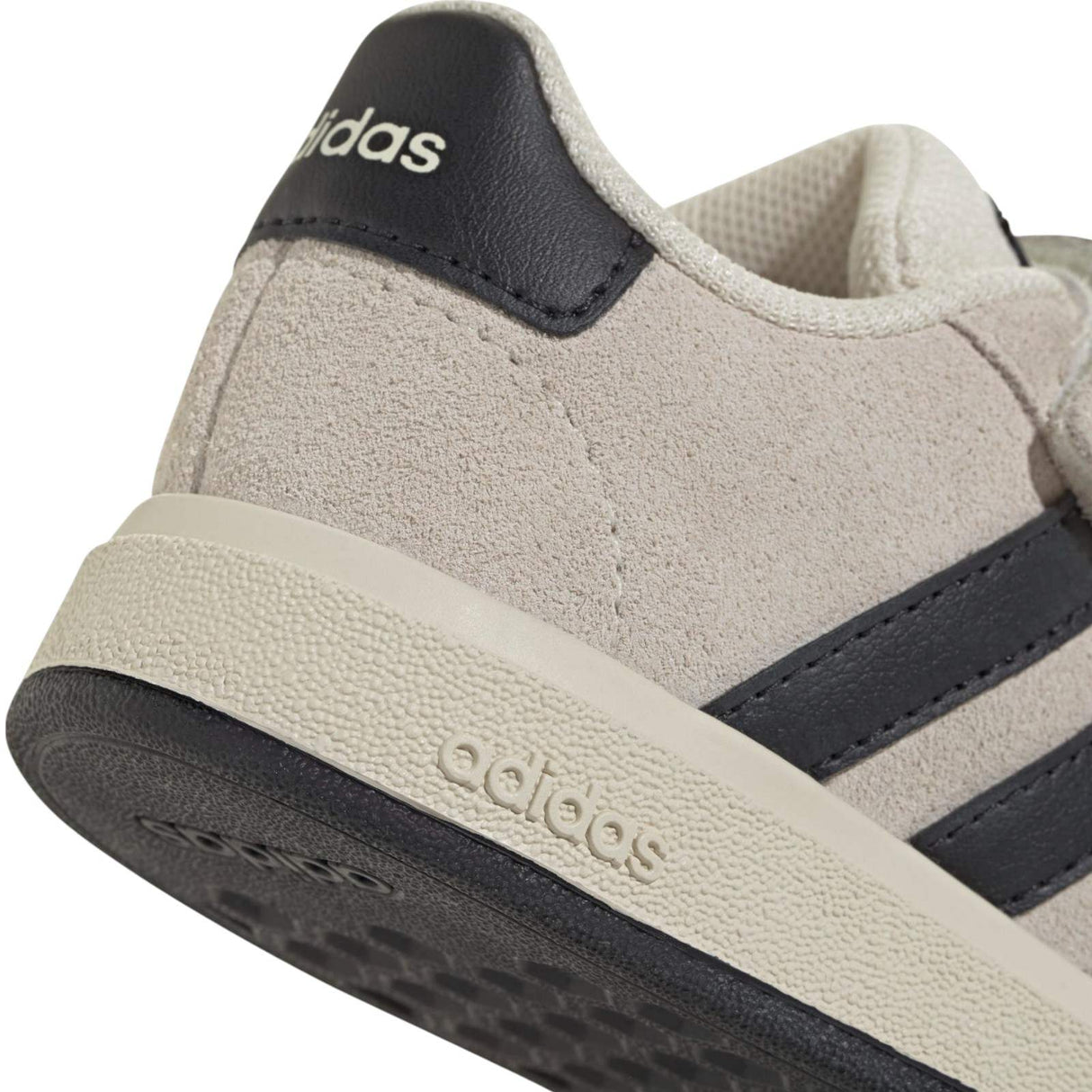 adidas Grand Court 00s Infant Regular-Fit Shoes Close-Up Back Heel View