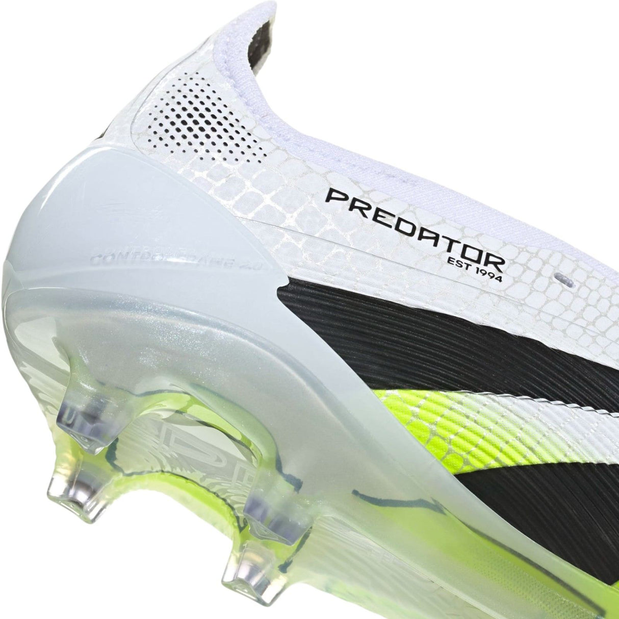 adidas Predator Elite Fold-Over Tongue Adults Firm Ground Football Boots Close-Up Back View