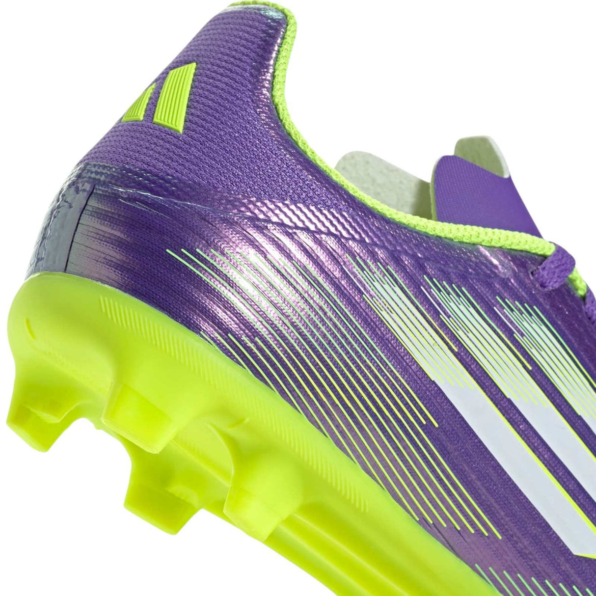 adidas F50 League Kids Firm/Multi Ground Football Boots Close-Up Back View