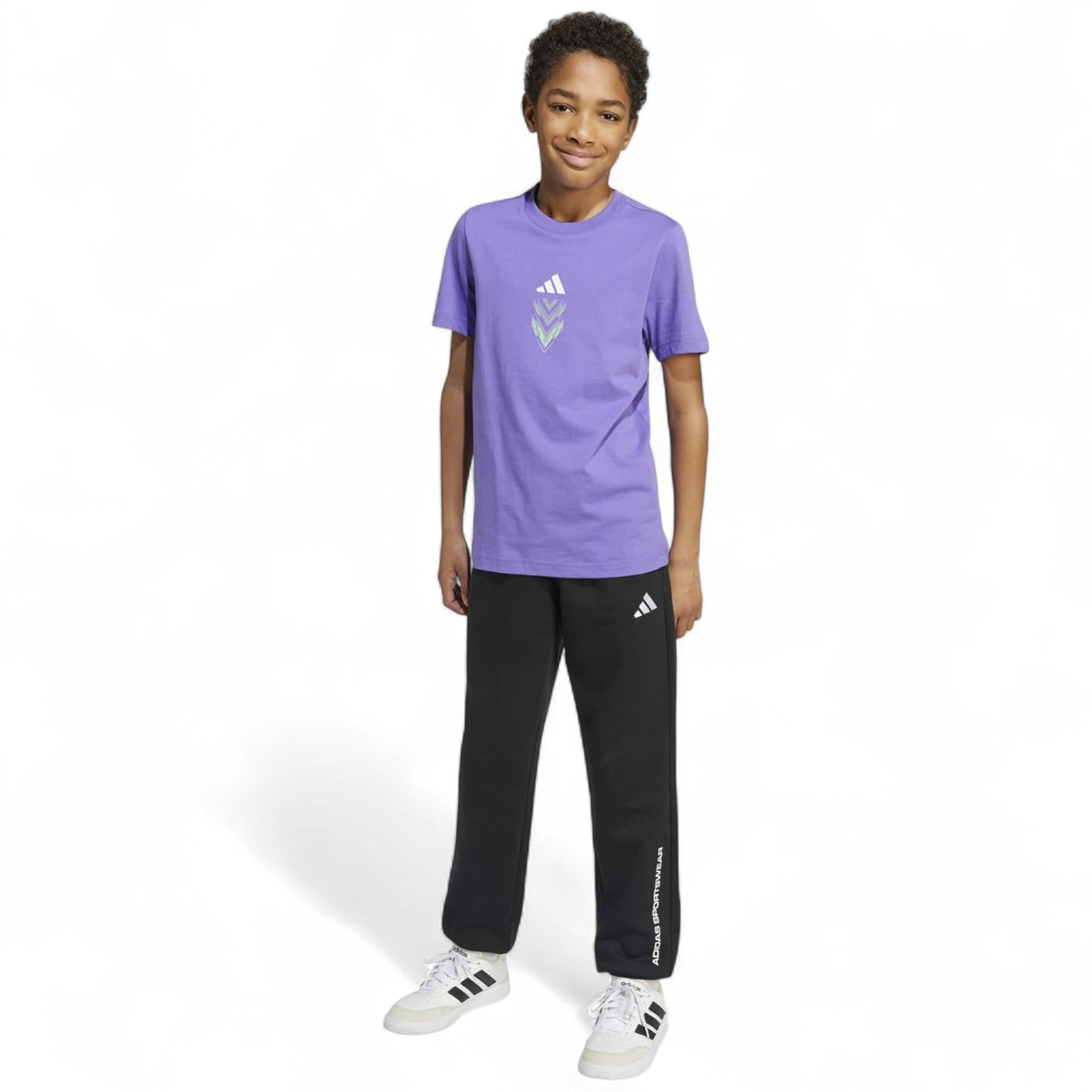 adidas adidas Slogan Fleece Kids Joggers