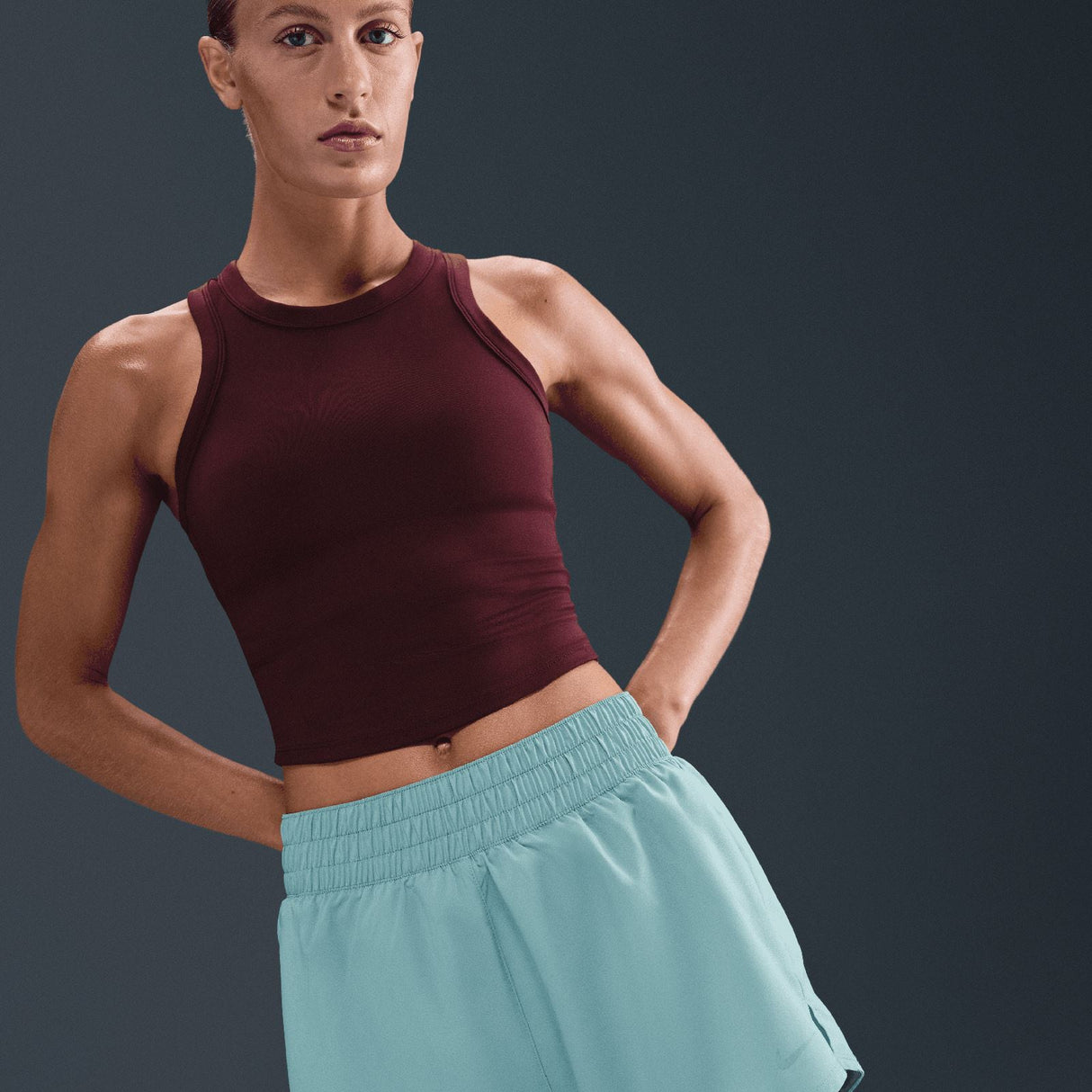 Nike One DF HR 3IN 2N1 Wmns Short Green