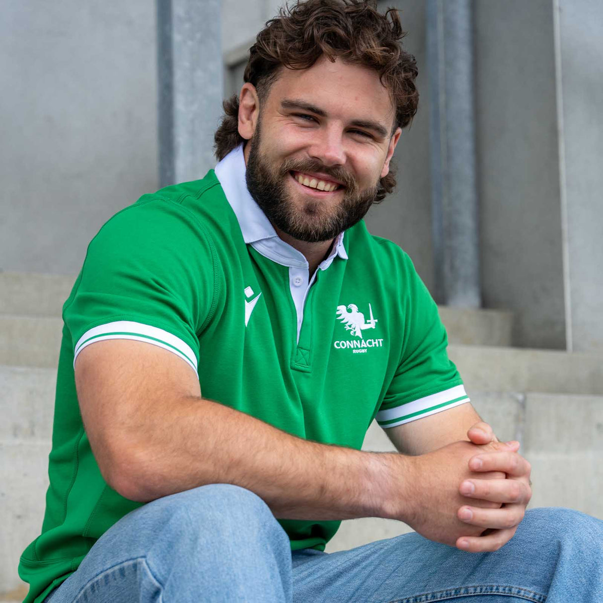 Macron Connacht Rugby 2025/26 Mens Classic Home Replica Jersey