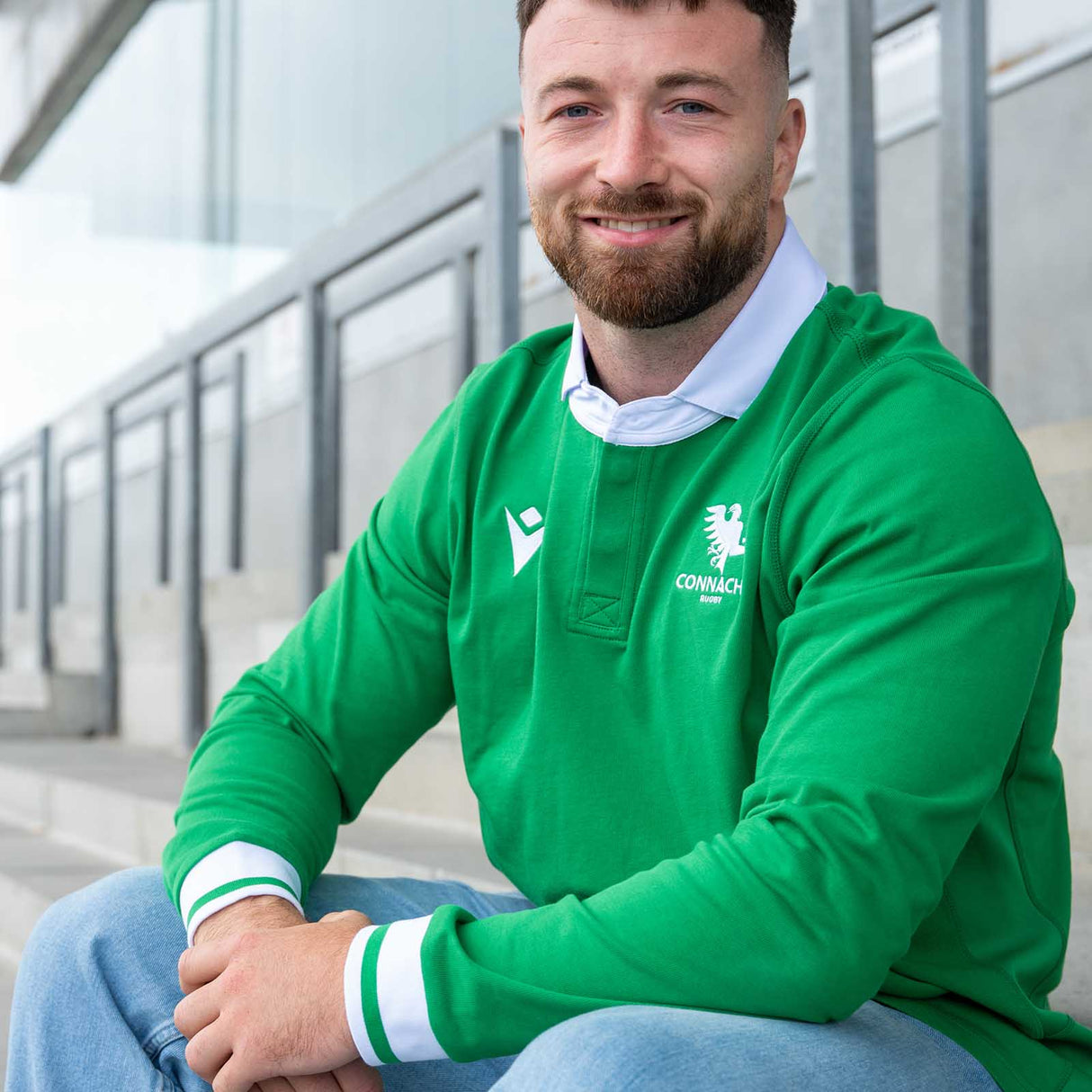 Macron Connacht Rugby 2025/26 Mens Classic Home Replica Jersey